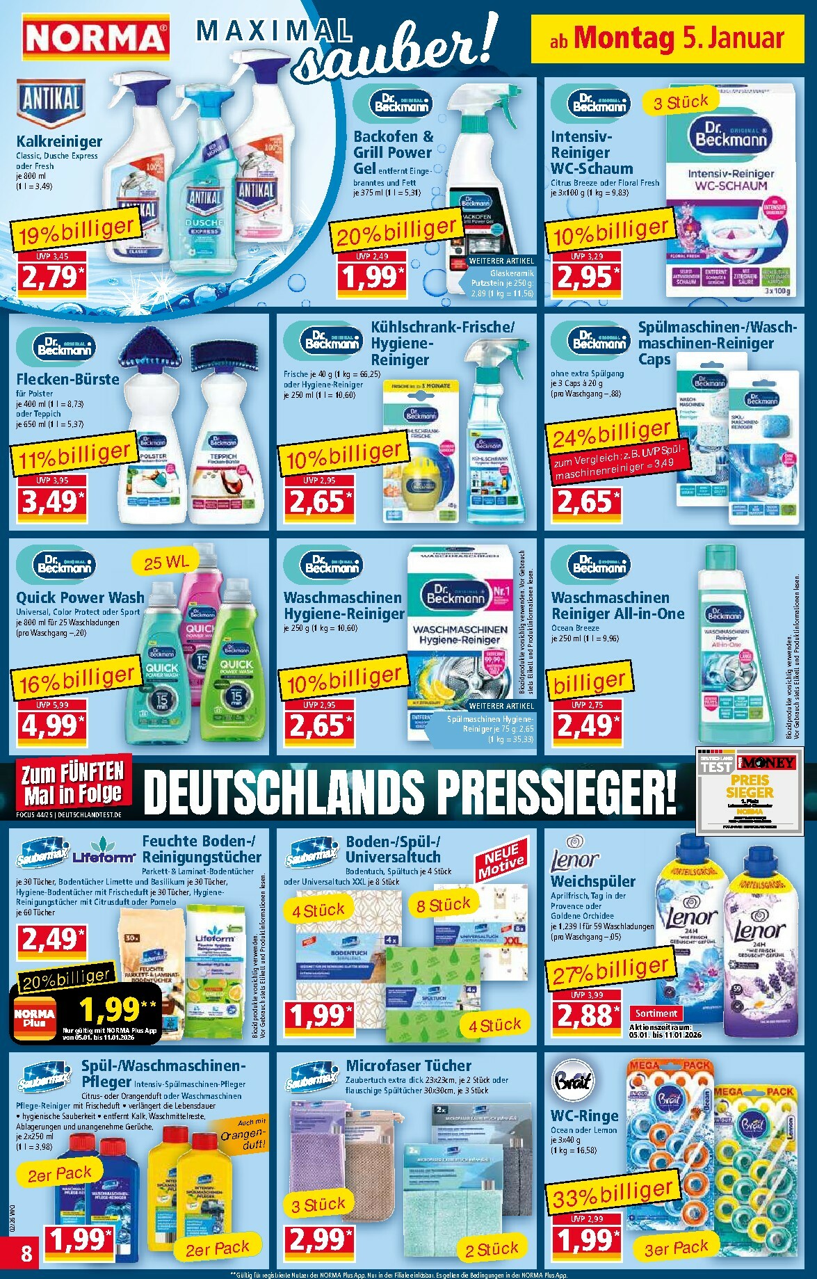 norma - Norma-Prospekt gültig vom 05.01. bis 10.01. - page: 8