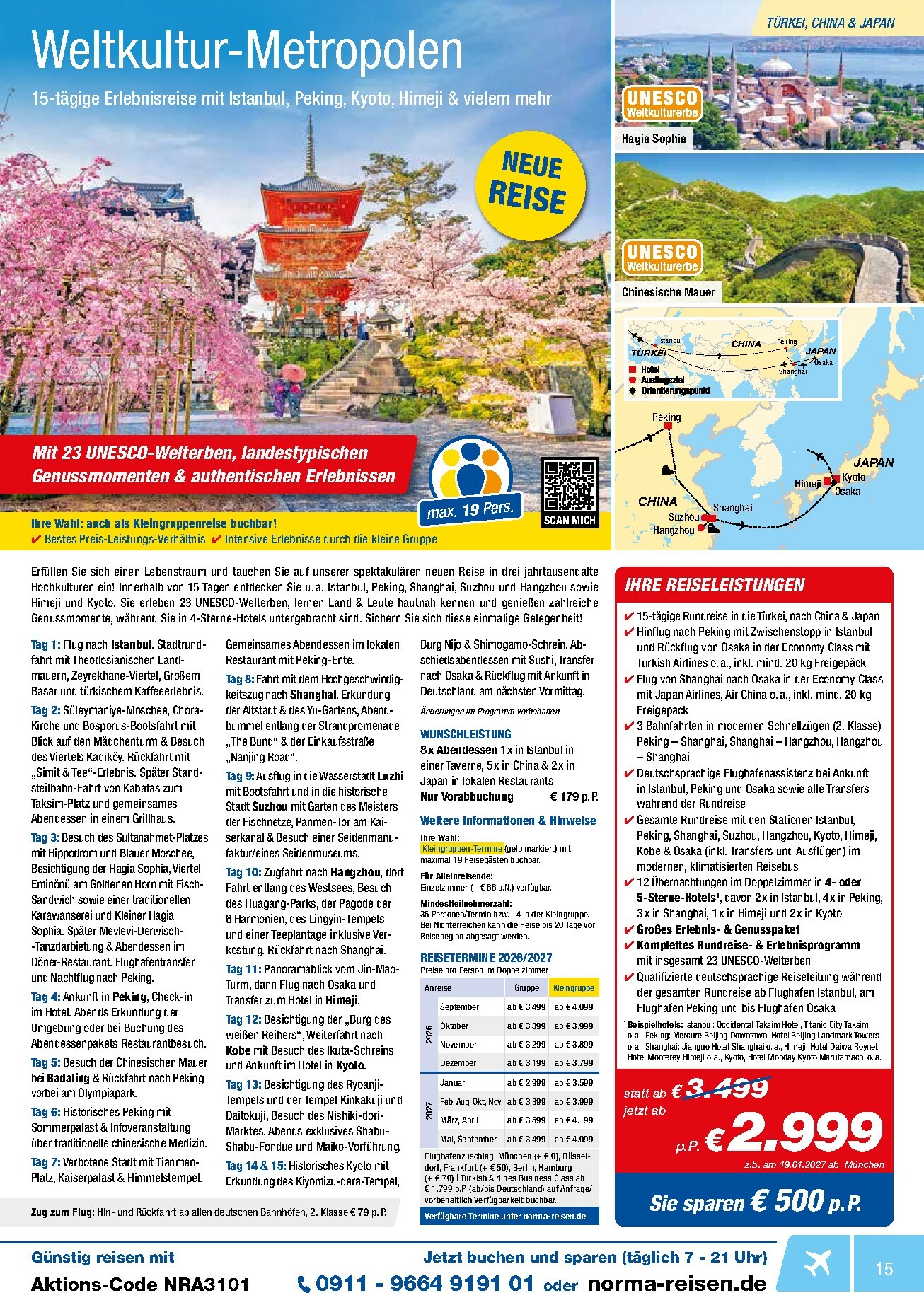 norma - Norma - Reisen-Prospekt gültig vom 01.01. bis 31.01. - page: 15