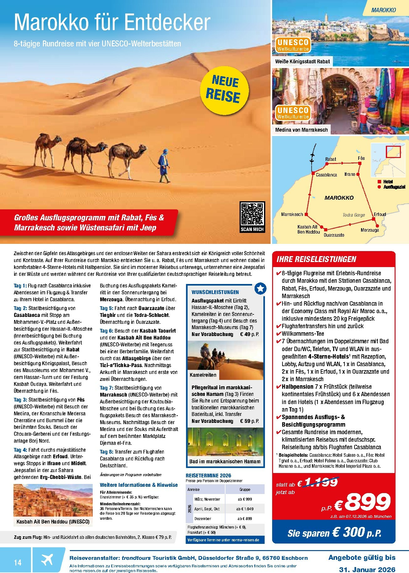 norma - Norma - Reisen-Prospekt gültig vom 01.01. bis 31.01. - page: 14