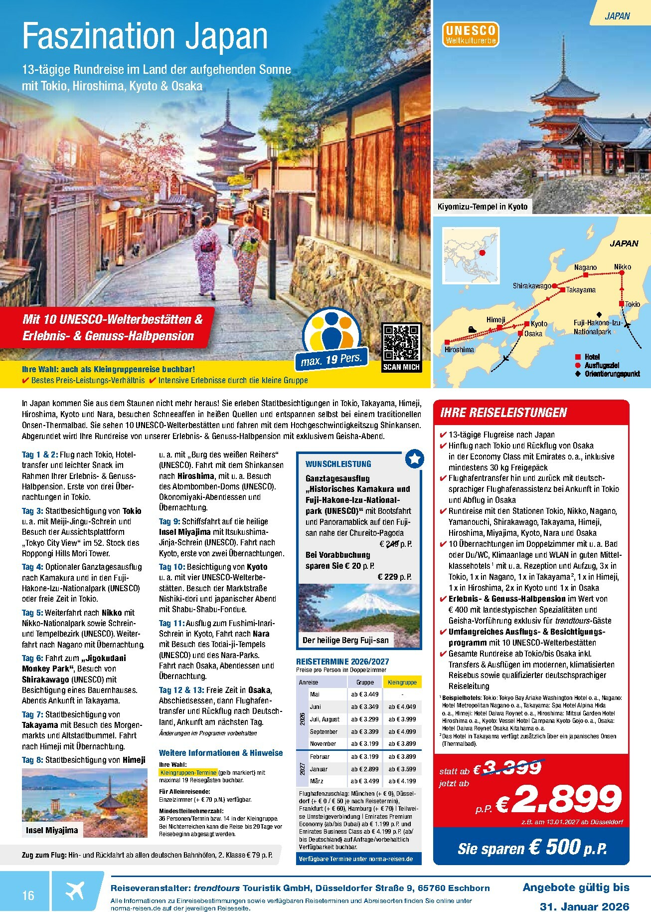 norma - Norma - Reisen-Prospekt gültig vom 01.01. bis 31.01. - page: 16