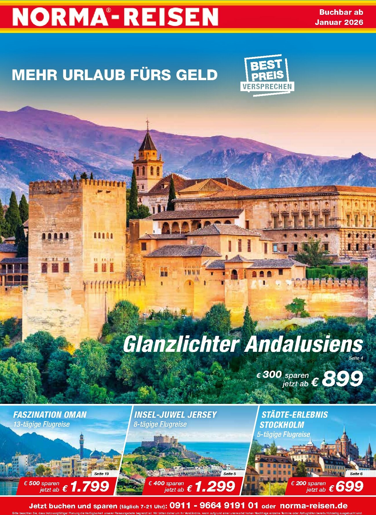 norma - Norma - Reisen-Prospekt gültig vom 01.01. bis 31.01.