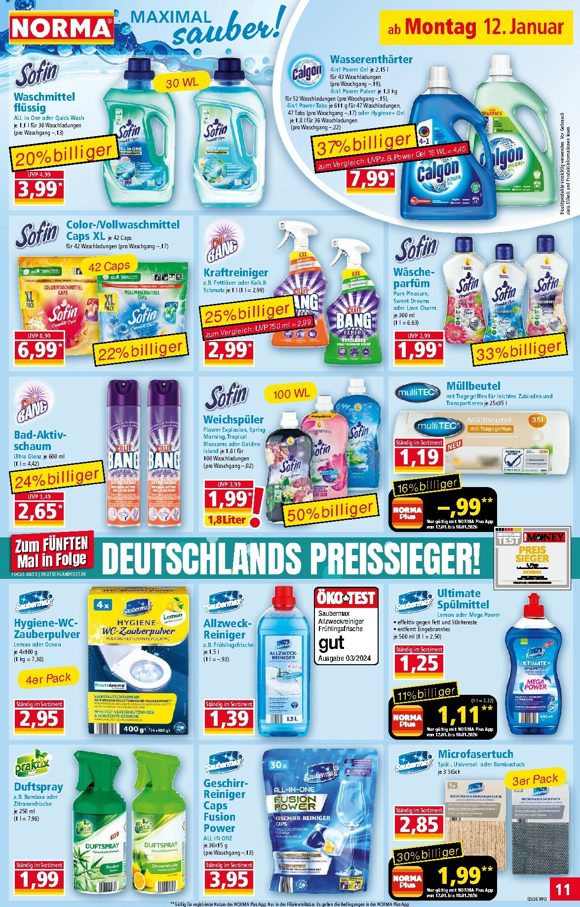 norma - Norma-Prospekt gültig vom 12.01. bis 17.01. - page: 11