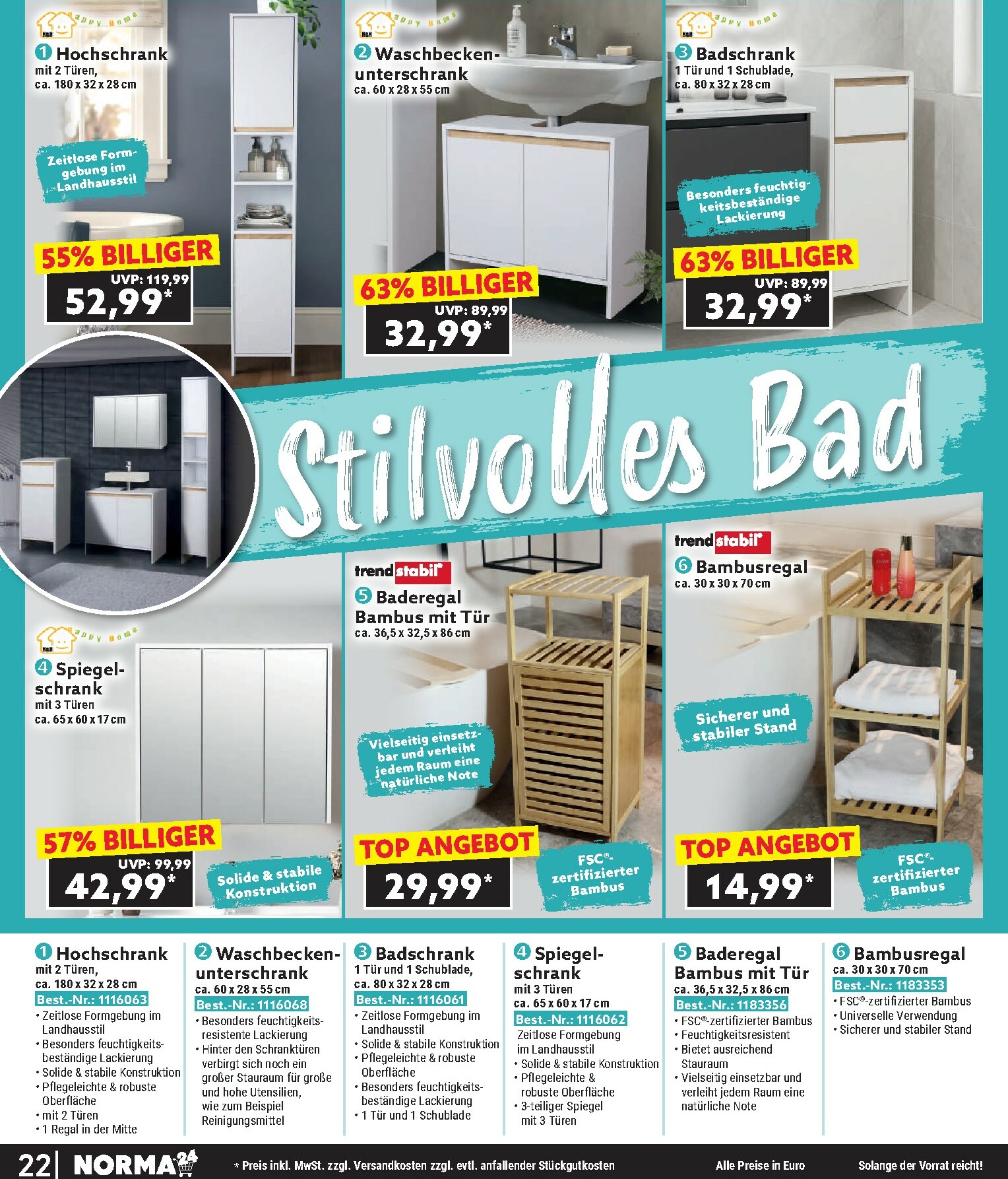 norma - Norma - Bestellmagazin-Prospekt gültig vom 01.01. bis 31.01. - page: 22