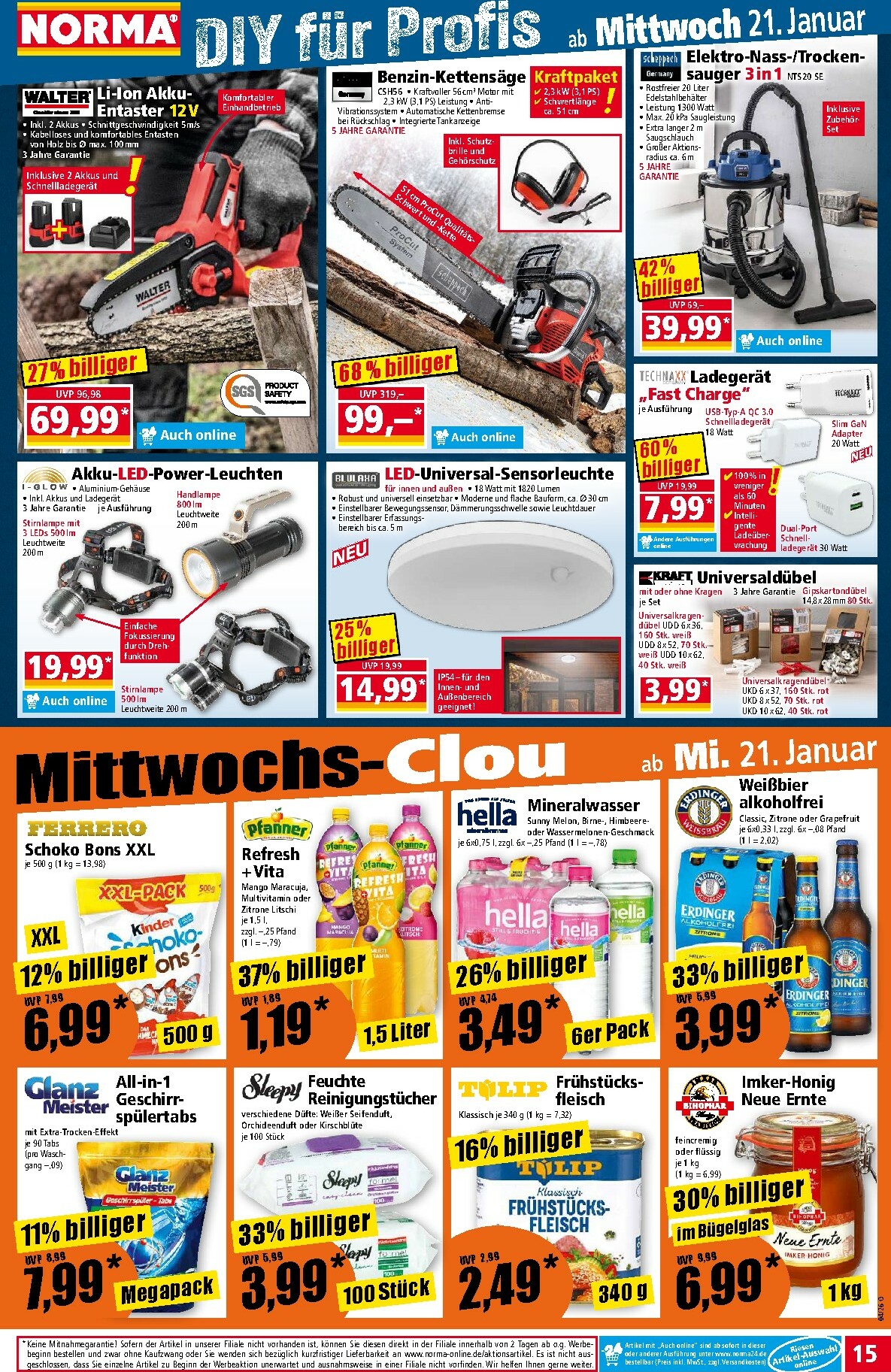 norma - Norma-Prospekt gültig vom 19.01. bis 24.01. - page: 15