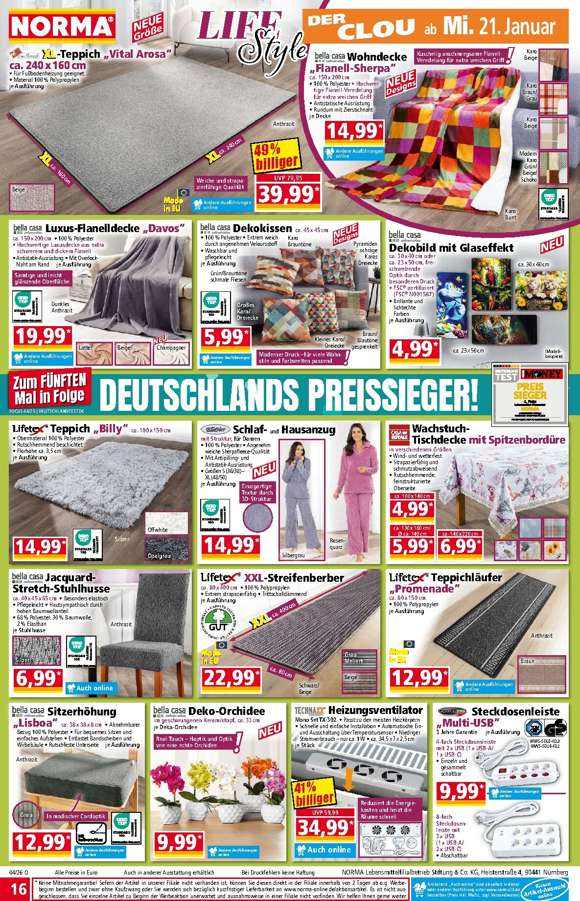 norma - Norma-Prospekt gültig vom 19.01. bis 24.01. - page: 16