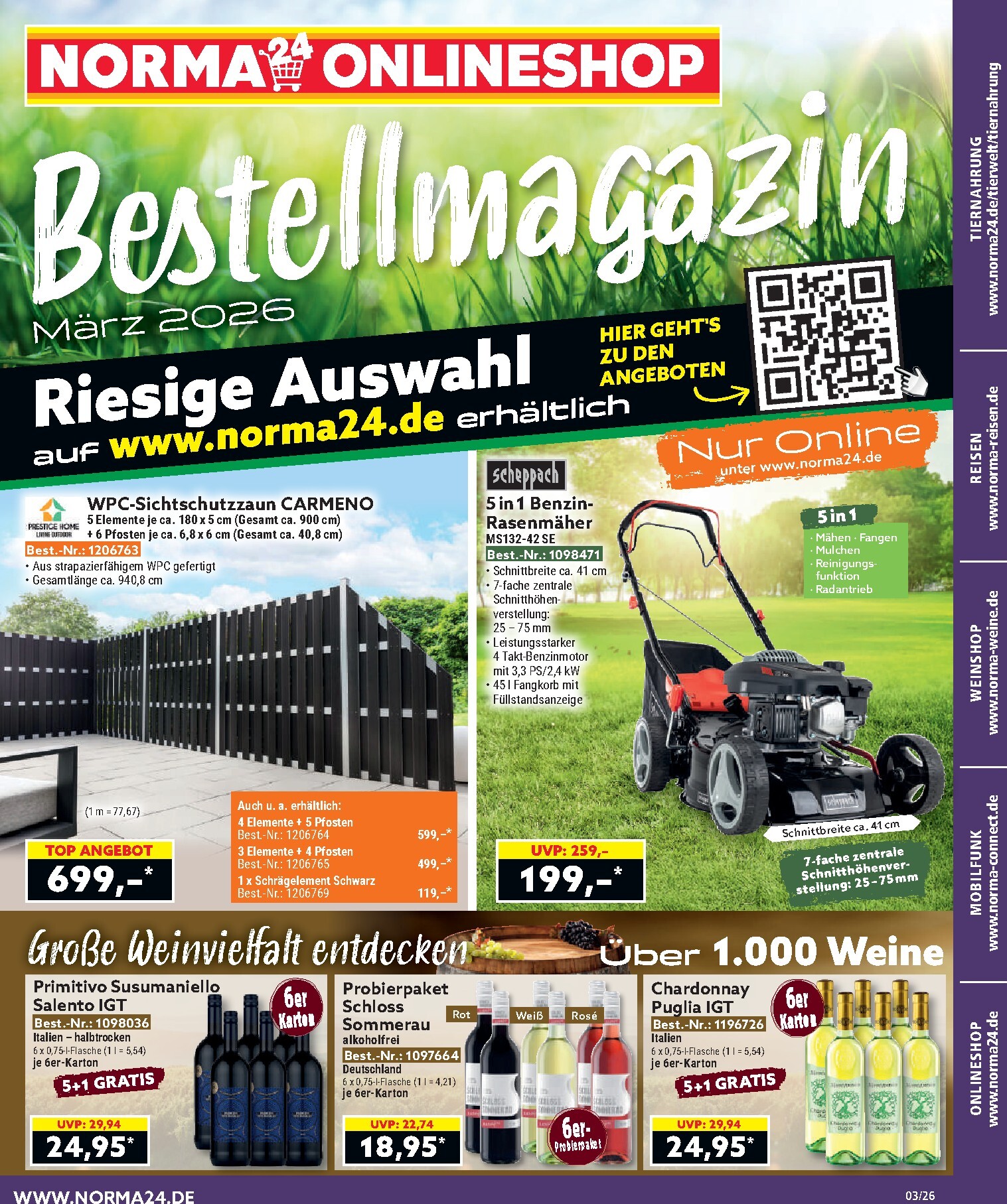 norma - Norma - Bestellmagazin-Prospekt gültig vom 01.03.2026 bis 31.03.2026