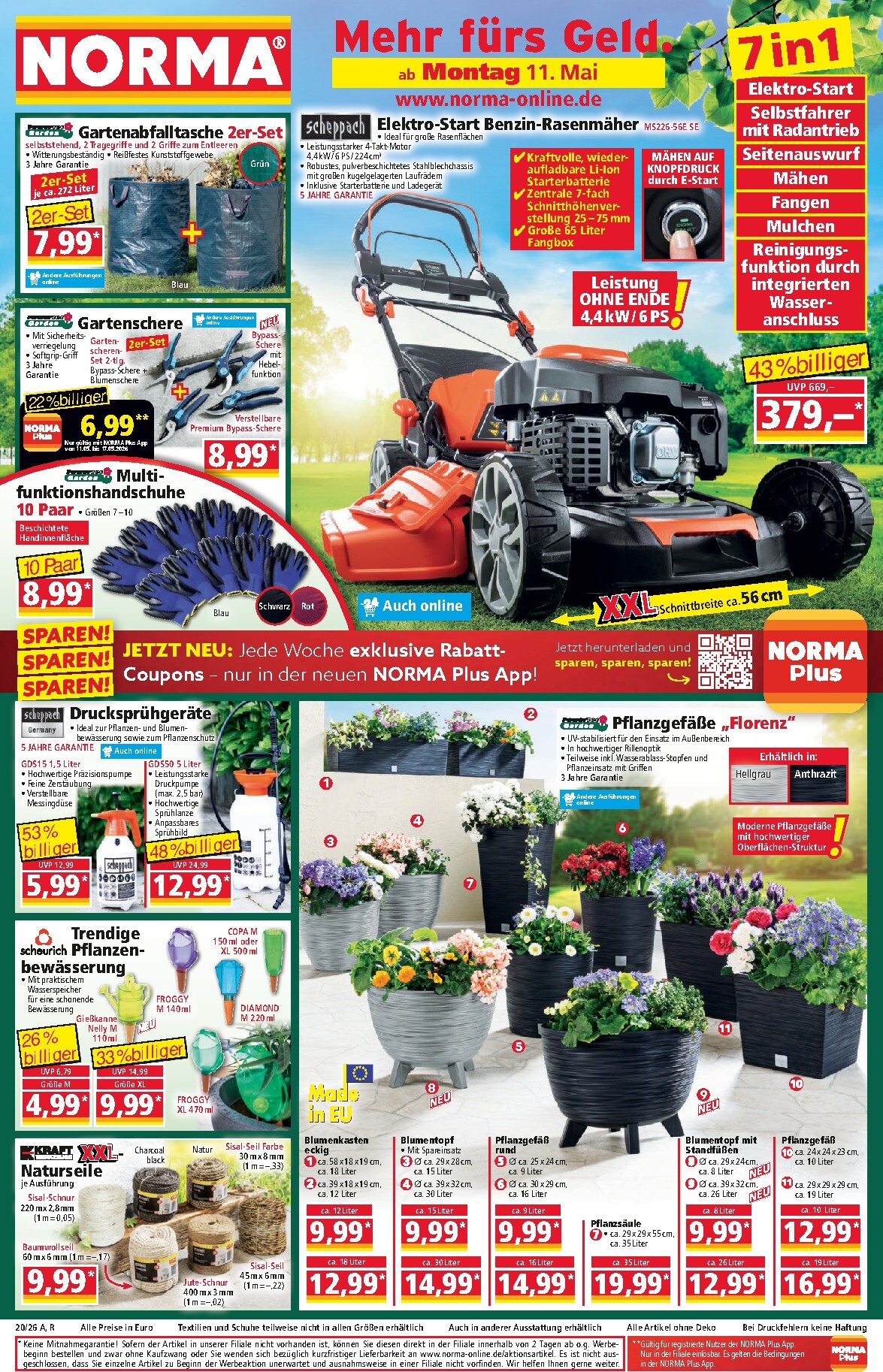 norma - Norma Prospekt nächste Woche – von Montag 11.05.2026 bis Samstag 16.05.2026