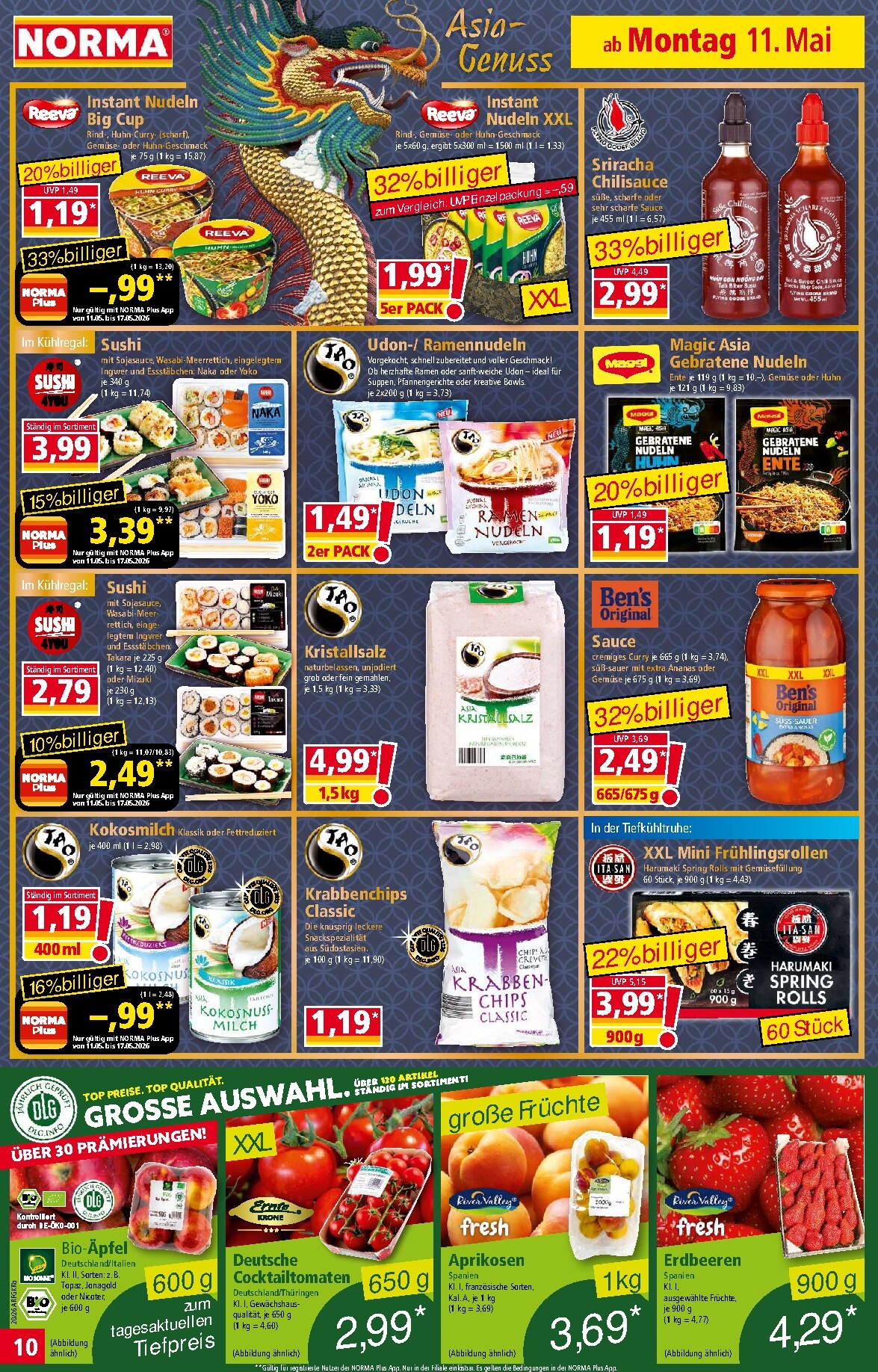 norma - Norma Prospekt nächste Woche – von Montag 11.05.2026 bis Samstag 16.05.2026 - page: 10