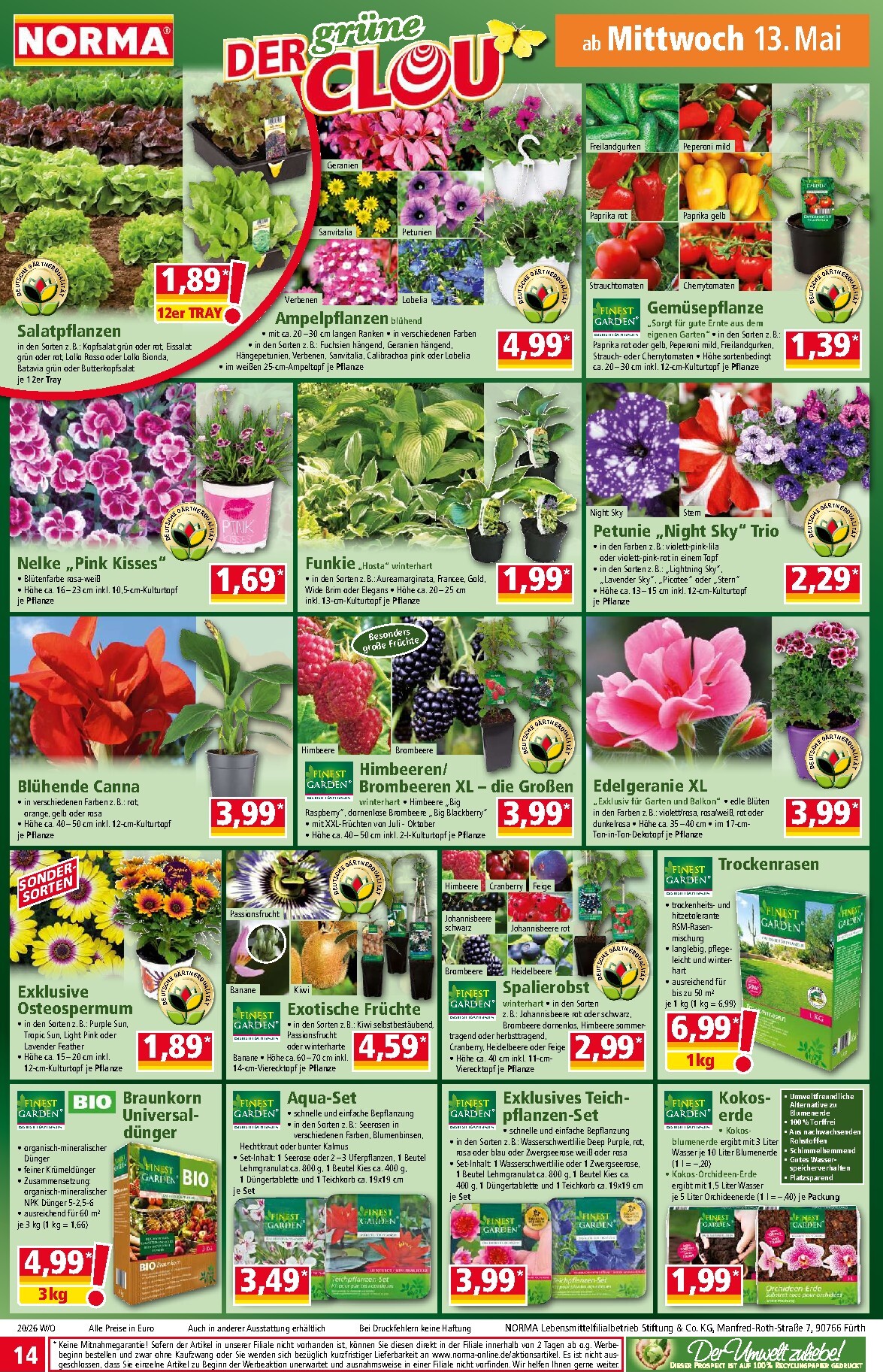 norma - Norma Prospekt nächste Woche – von Montag 11.05.2026 bis Samstag 16.05.2026 - page: 14