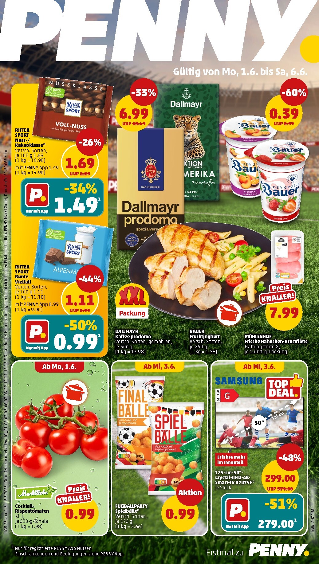 penny - PENNY Prospekt nächste Woche – von Montag 01.06.2026 bis Samstag 06.06.2026