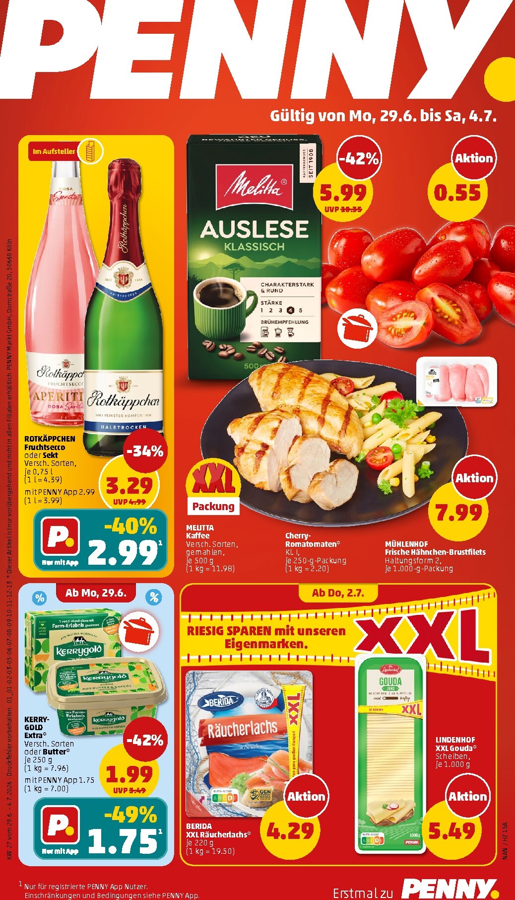 penny - PENNY Prospekt nächste Woche – von Montag 29.06.2026 bis Samstag 04.07.2026