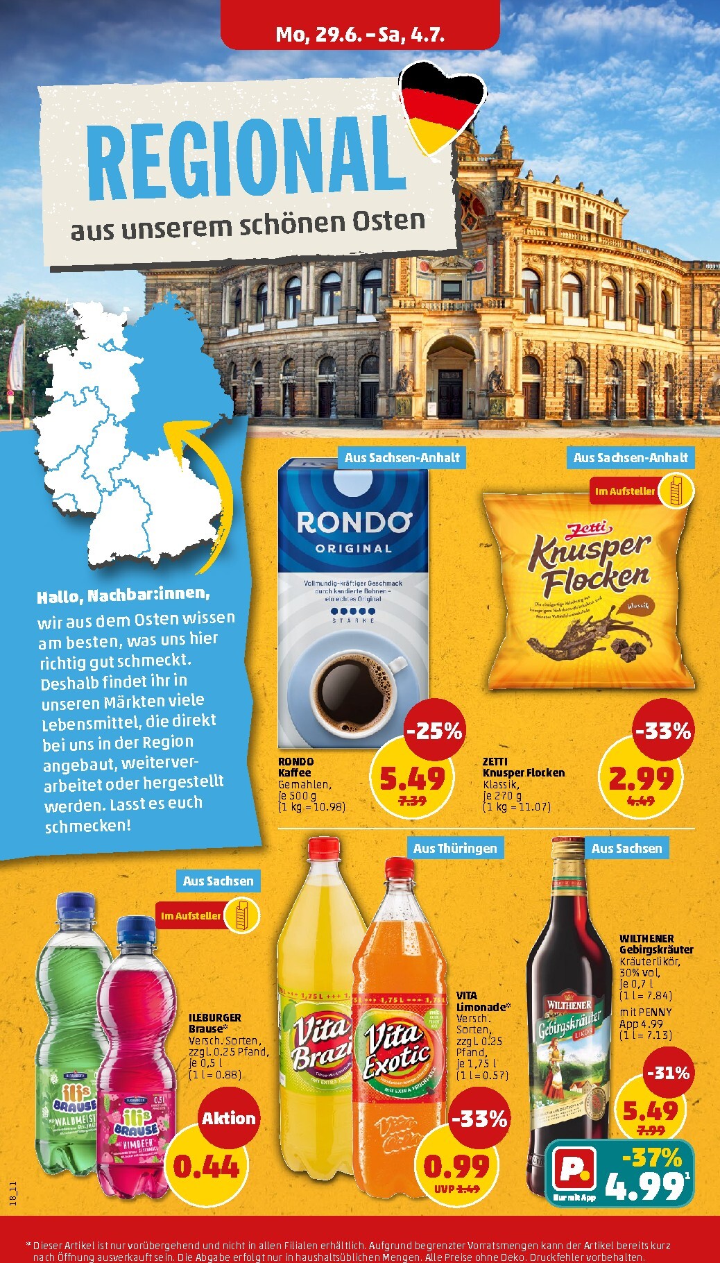 penny - PENNY Prospekt nächste Woche – von Montag 29.06.2026 bis Samstag 04.07.2026 - page: 18