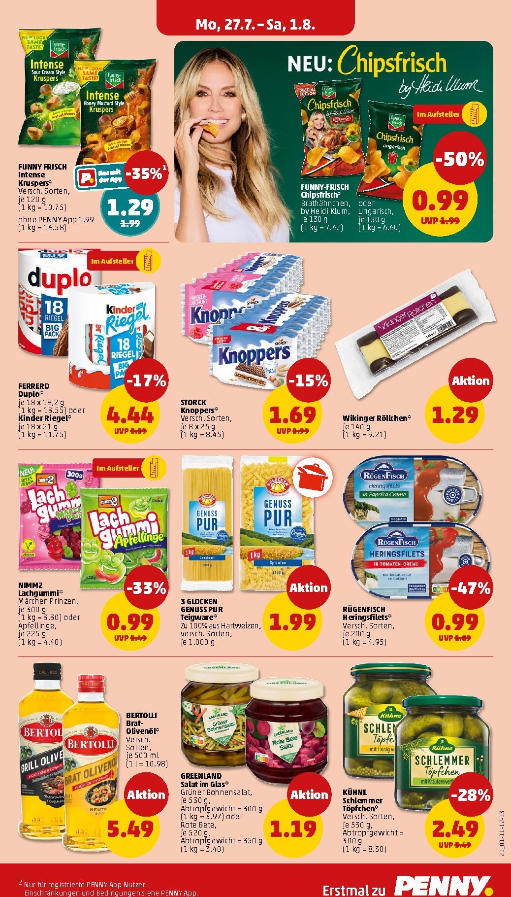penny - PENNY Prospekt nächste Woche – von Montag 27.07.2026 bis Samstag 01.08.2026 - page: 25