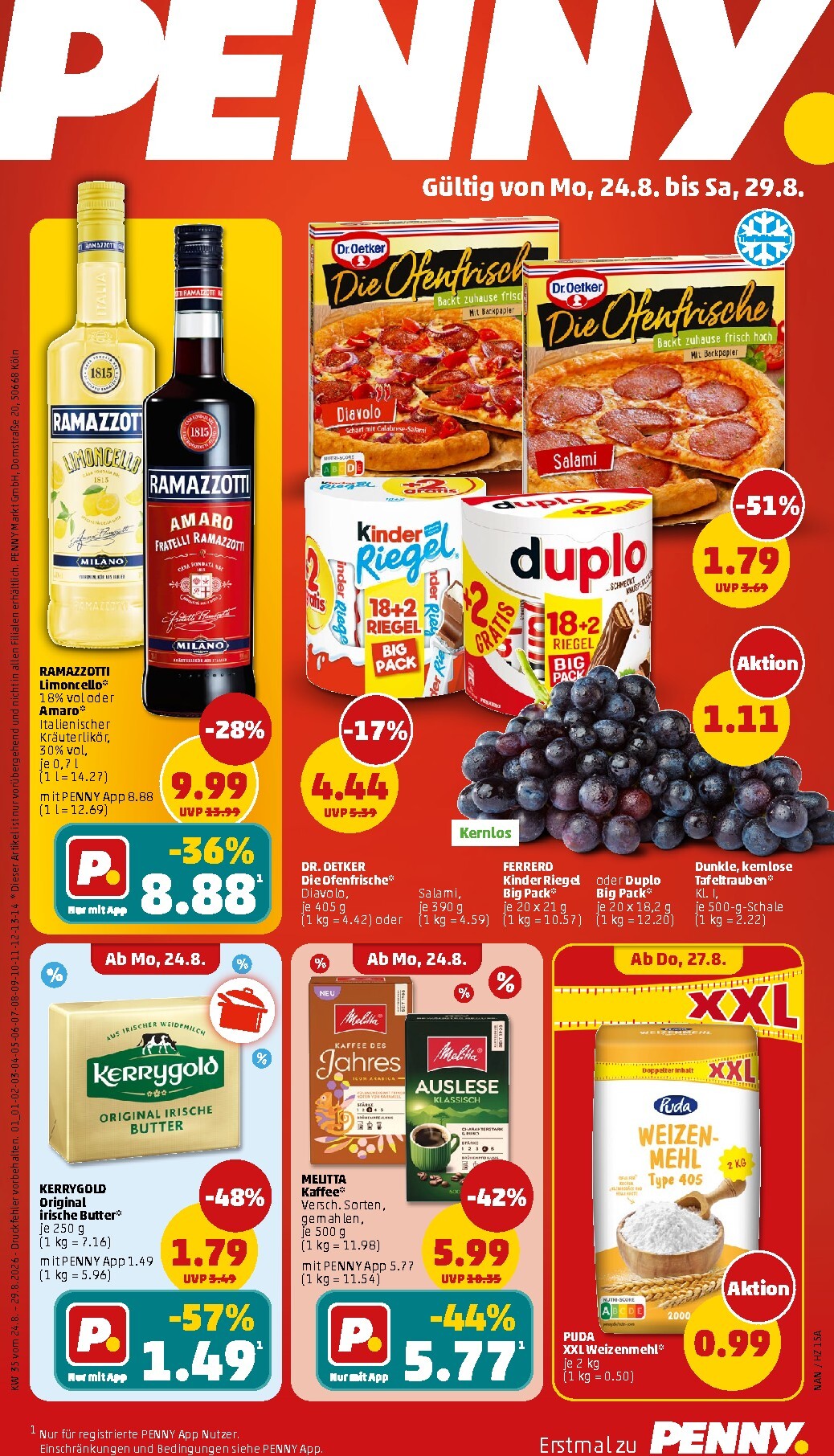 penny - PENNY Prospekt – von Montag 24.08.2026 bis Samstag 29.08.2026