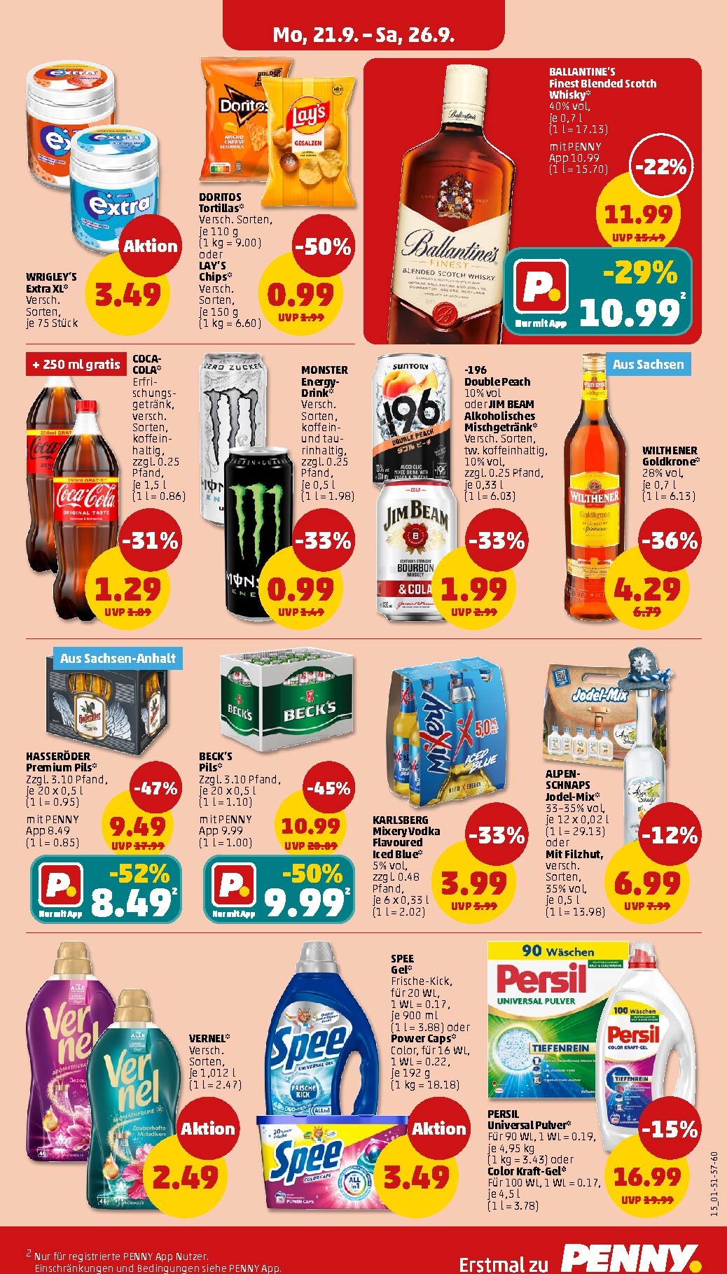 penny - PENNY Prospekt nächste Woche – von Montag 21.09.2026 bis Samstag 26.09.2026 - page: 21