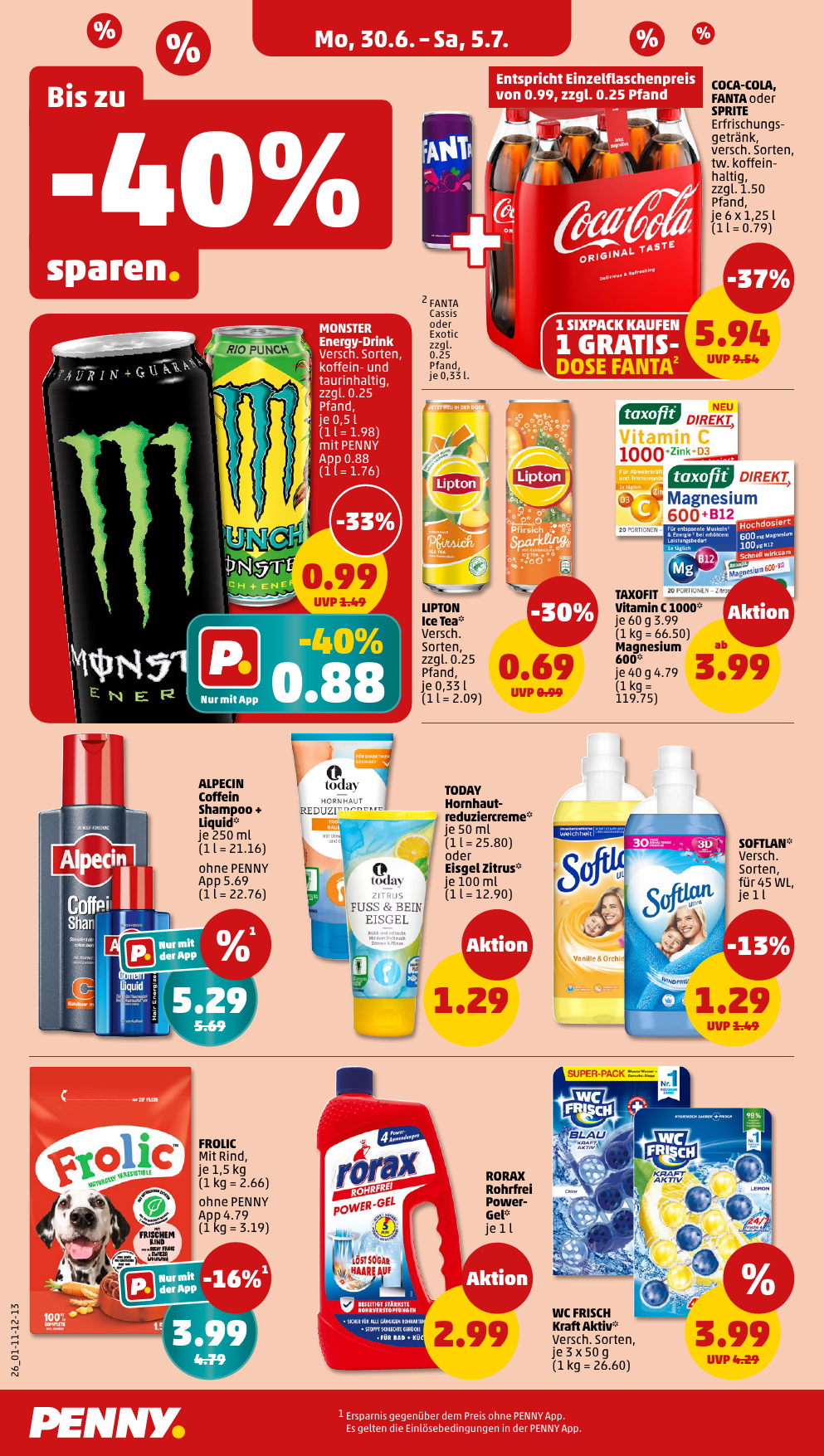penny - PENNY-Prospekt gültig vom 30.06. bis 05.07. - page: 26 penny - PENNY-Prospekt gültig vom 30.06. bis 05.07. - page: 26