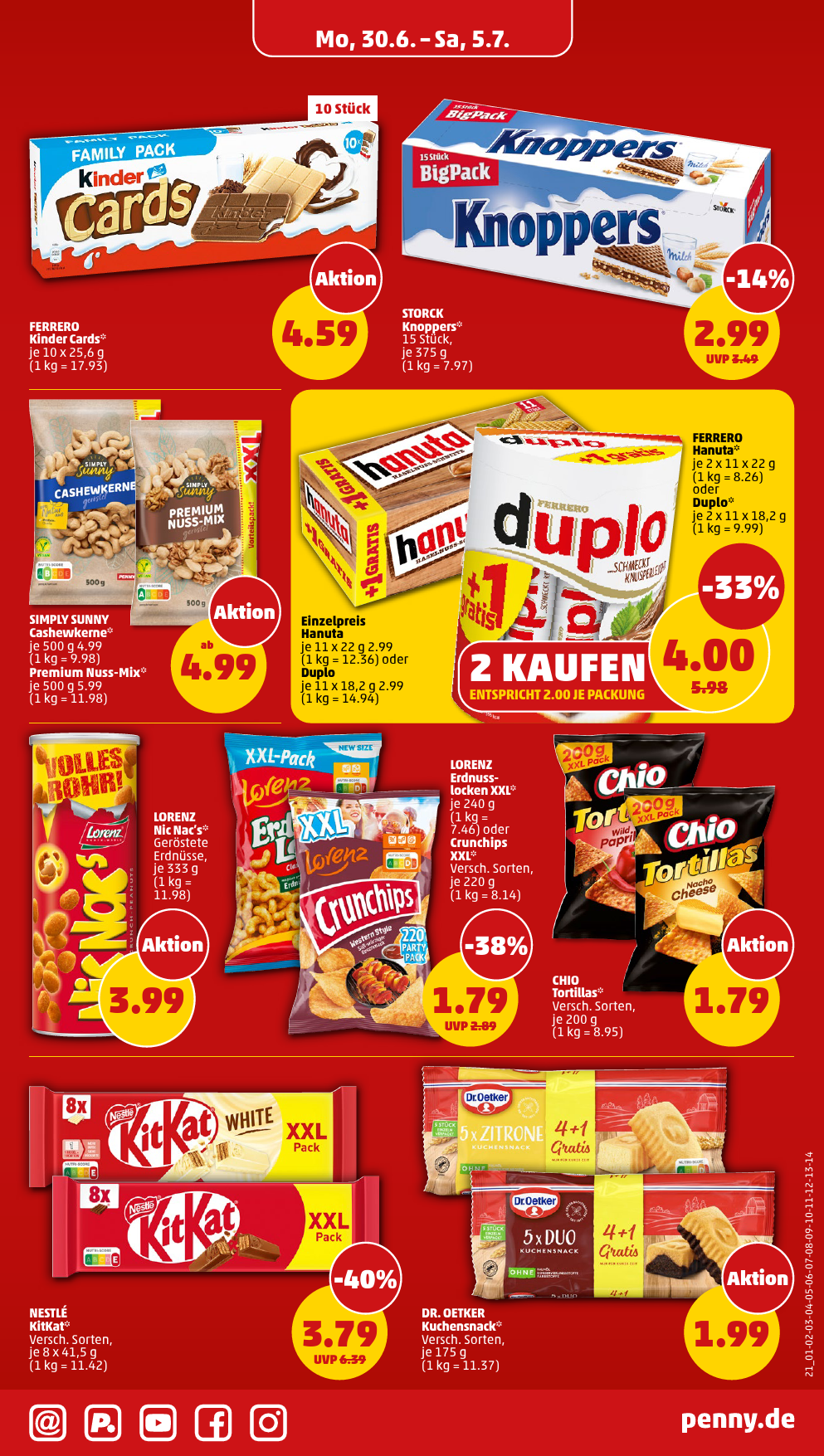 penny - PENNY-Prospekt gültig vom 30.06. bis 05.07. - page: 21 penny - PENNY-Prospekt gültig vom 30.06. bis 05.07. - page: 21