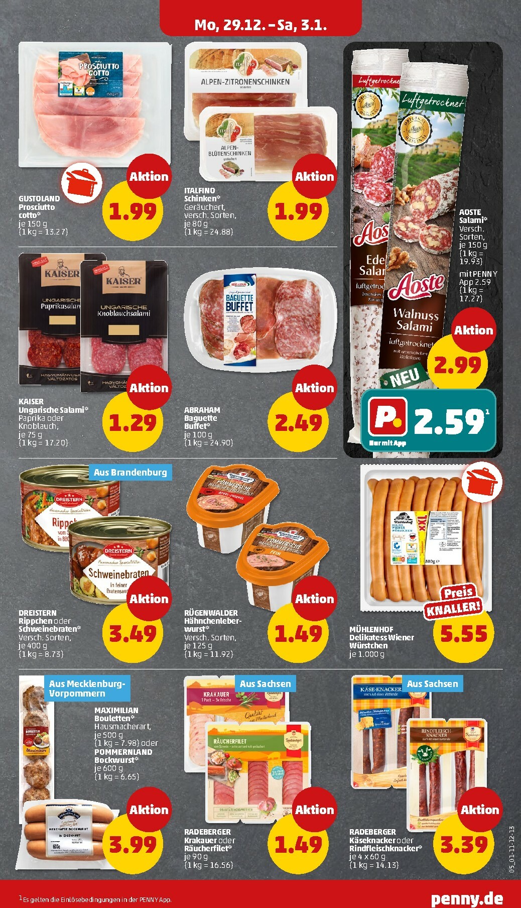 penny - PENNY-Prospekt gültig vom 29.12. bis 03.01. - page: 5