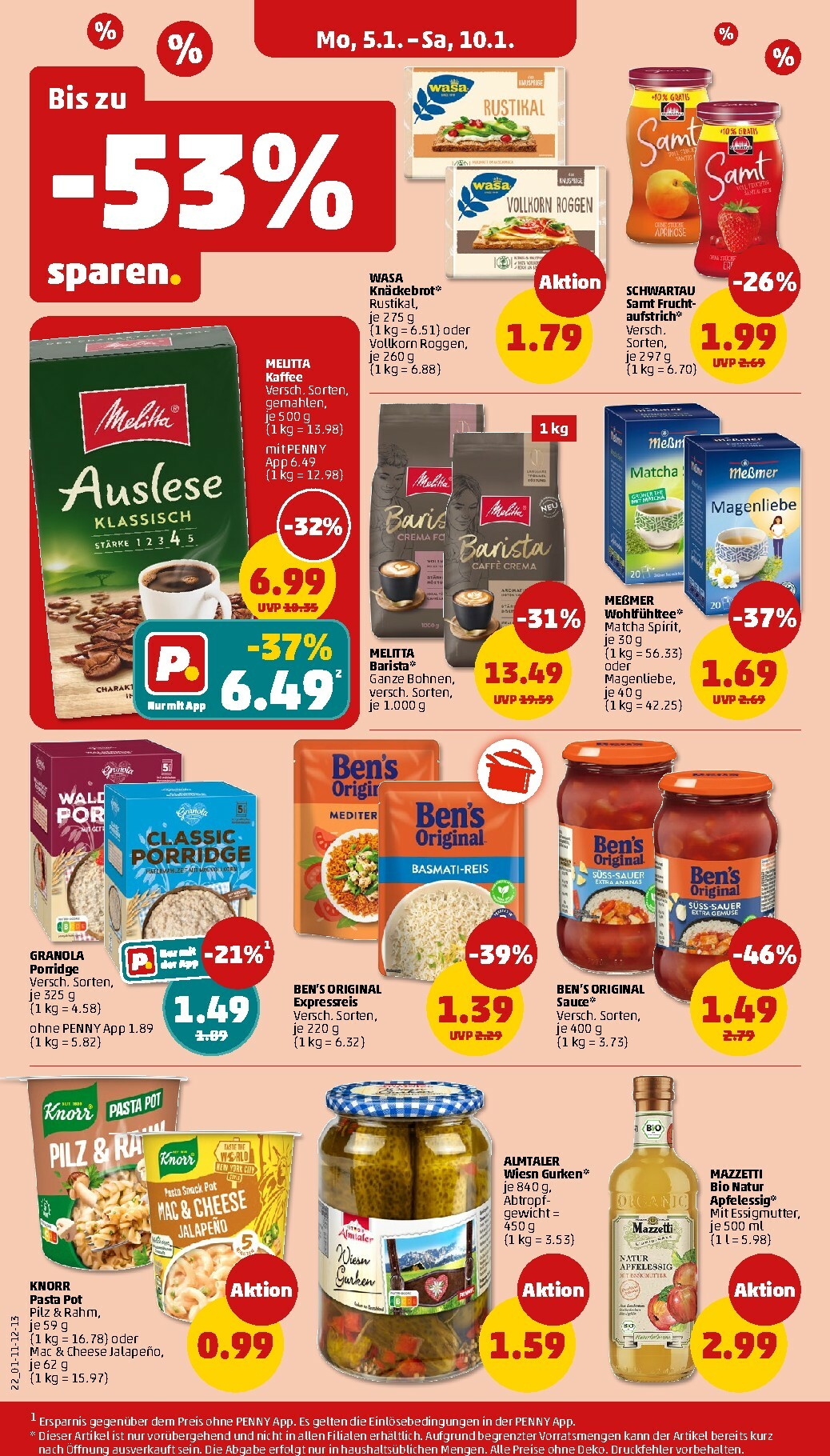 penny - PENNY-Prospekt gültig vom 05.01. bis 10.01. - page: 22