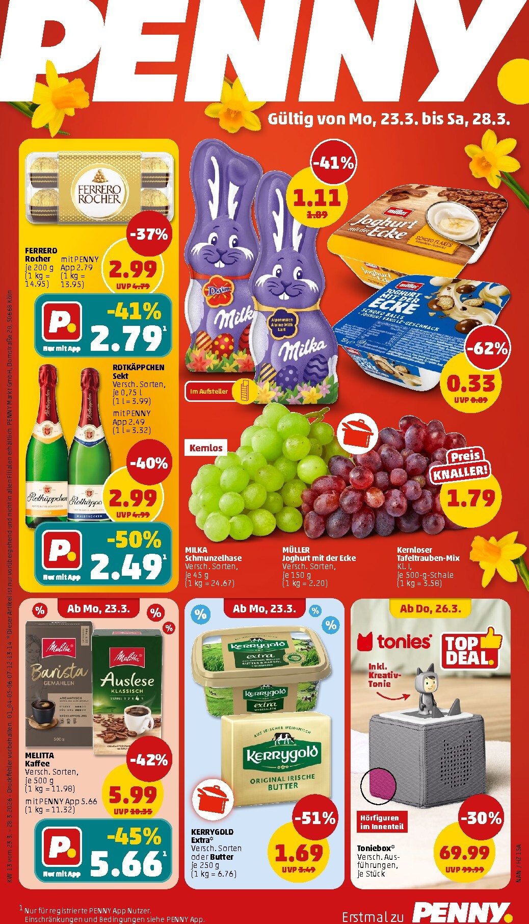 penny - PENNY-Prospekt gültig vom 23.03.2026 bis 28.03.2026 - page: 1