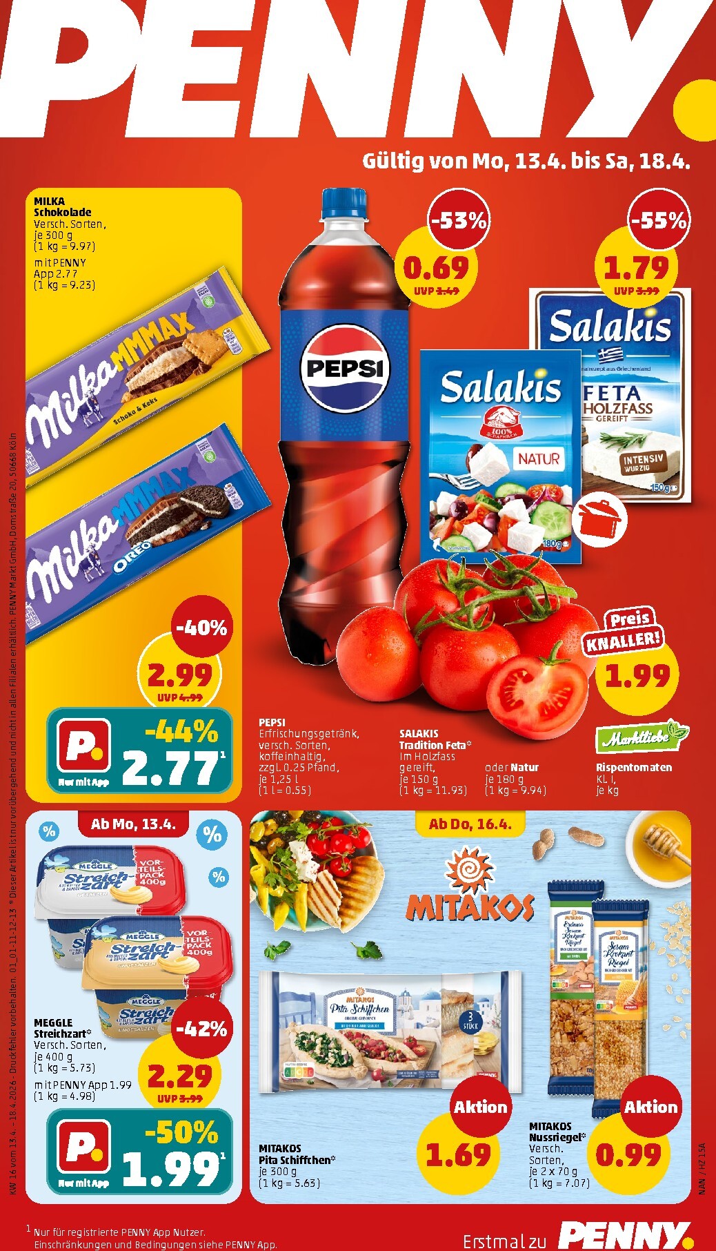 penny - PENNY Prospekt nächste Woche – von Montag 13.04.2026 bis Samstag 18.04.2026