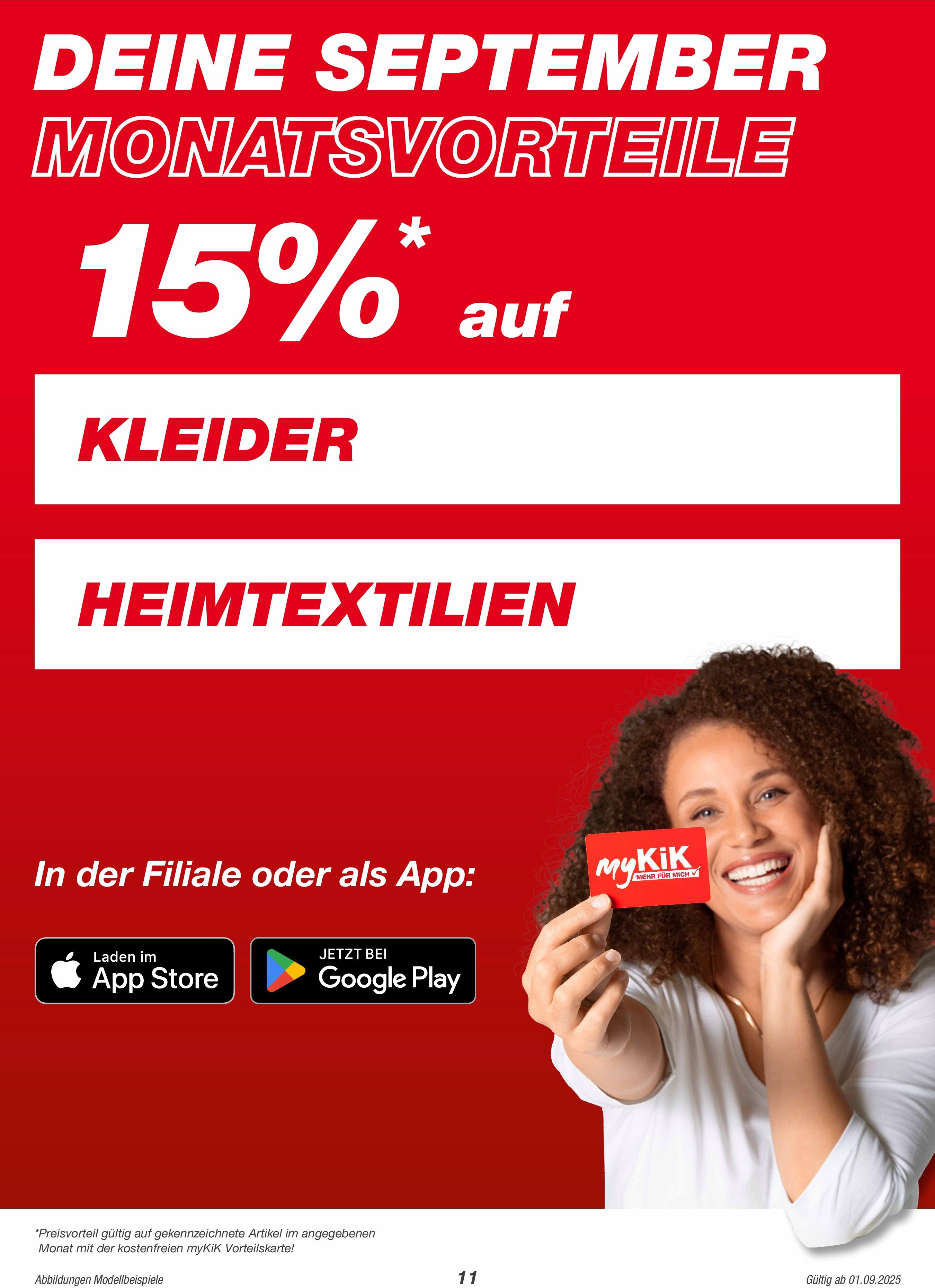 kik - KiK-Prospekt gültig vom 01.09. bis 28.09. - page: 11