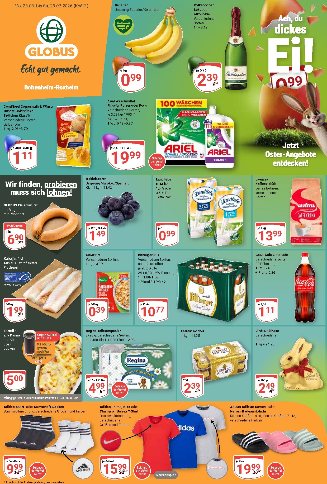 globus - Globus - Bobenheim-Roxheim-Prospekt gültig vom 23.03.2026 bis 28.03.2026