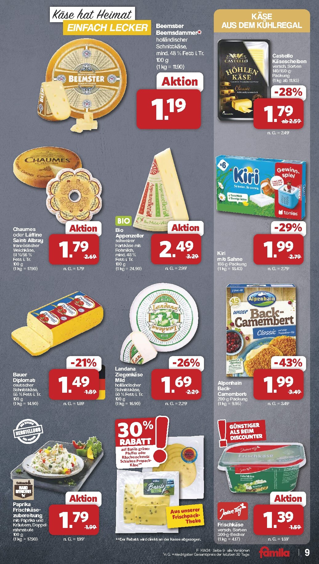 famila-nordwest - Famila Nordwest Prospekt nächste Woche – von Montag 08.06.2026 bis Samstag 13.06.2026 - page: 9