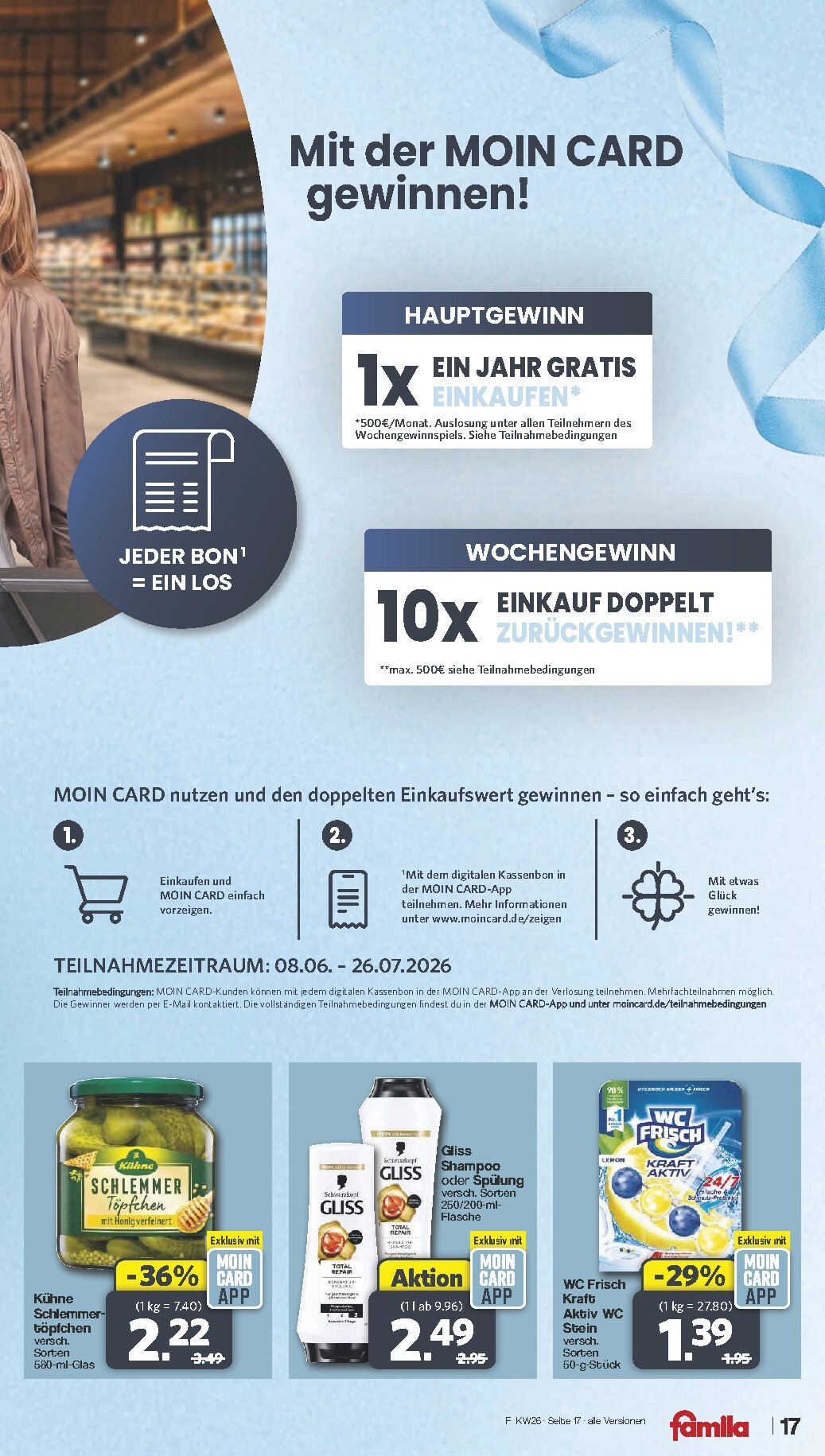 famila-nordwest - Famila Nordwest Prospekt nächste Woche – von Montag 22.06.2026 bis Samstag 27.06.2026 - page: 17