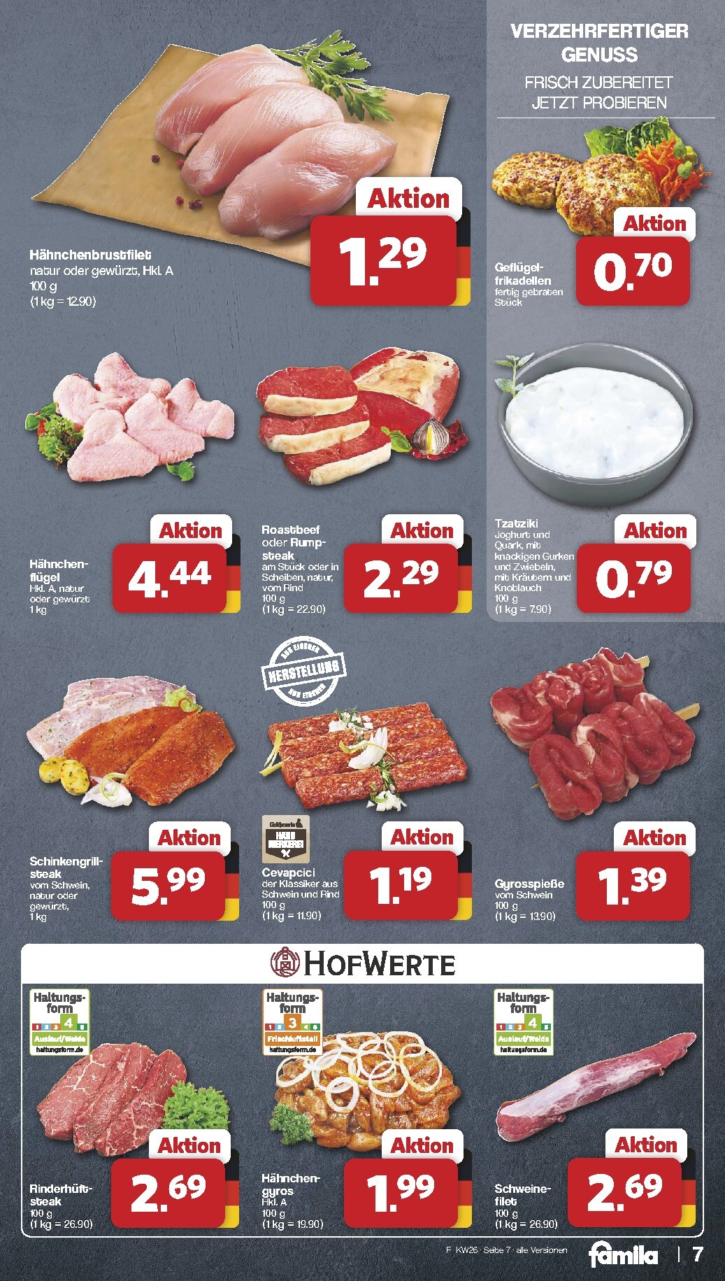 famila-nordwest - Famila Nordwest Prospekt nächste Woche – von Montag 22.06.2026 bis Samstag 27.06.2026 - page: 7