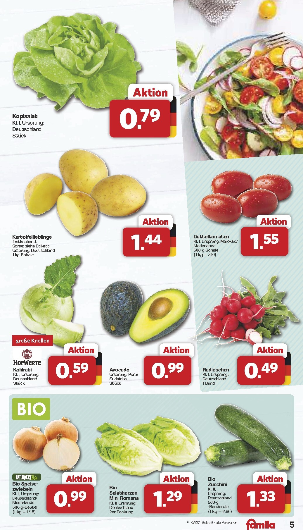 famila-nordwest - Famila Nordwest Prospekt nächste Woche – von Montag 29.06.2026 bis Samstag 04.07.2026 - page: 5
