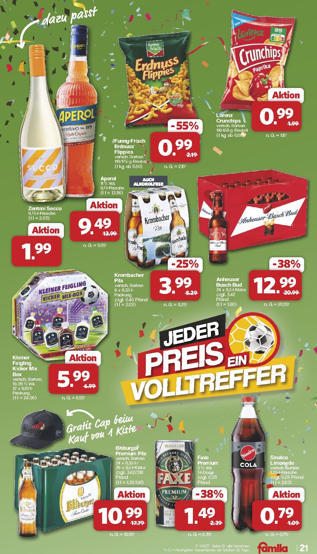 famila-nordwest - Famila Nordwest Prospekt nächste Woche – von Montag 29.06.2026 bis Samstag 04.07.2026 - page: 21