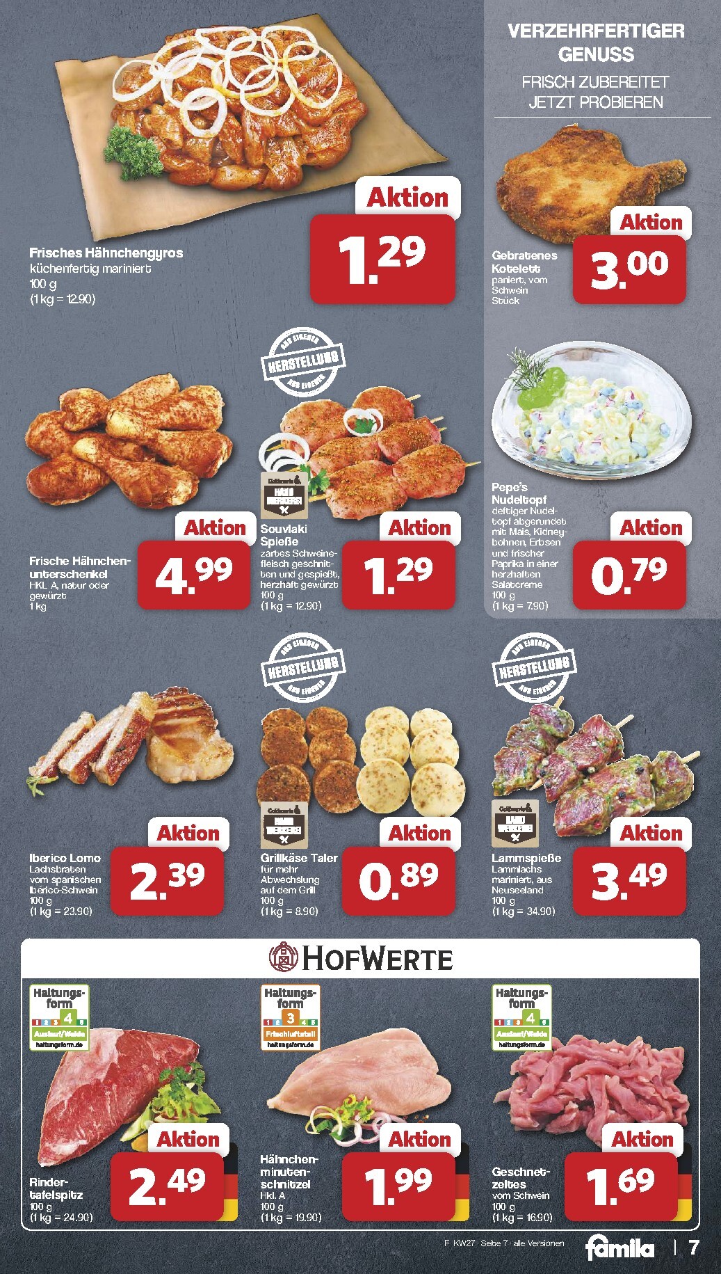 famila-nordwest - Famila Nordwest Prospekt nächste Woche – von Montag 29.06.2026 bis Samstag 04.07.2026 - page: 7