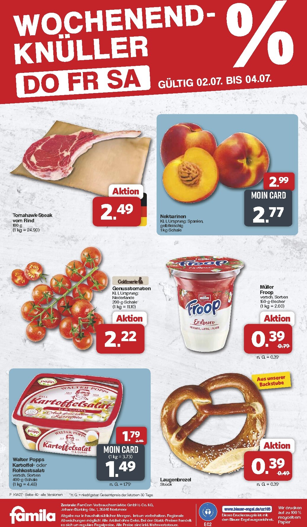 famila-nordwest - Famila Nordwest Prospekt nächste Woche – von Montag 29.06.2026 bis Samstag 04.07.2026 - page: 42
