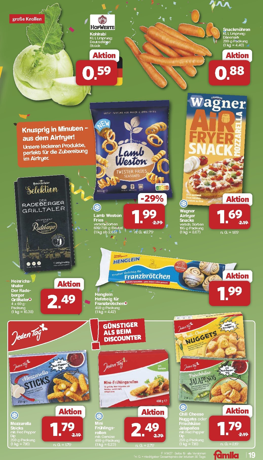 famila-nordwest - Famila Nordwest Prospekt nächste Woche – von Montag 29.06.2026 bis Samstag 04.07.2026 - page: 19