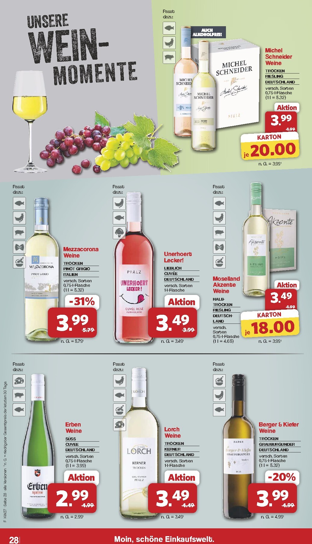 famila-nordwest - Famila Nordwest Prospekt nächste Woche – von Montag 29.06.2026 bis Samstag 04.07.2026 - page: 28