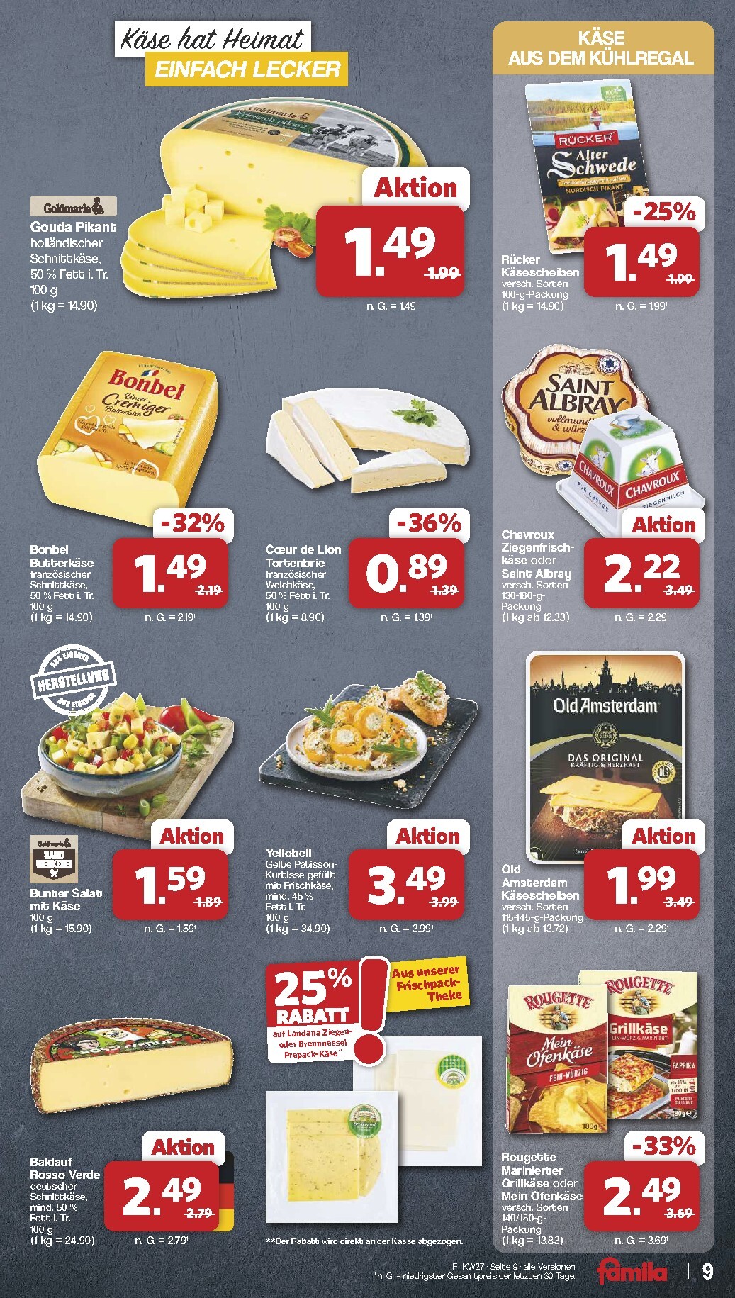 famila-nordwest - Famila Nordwest Prospekt nächste Woche – von Montag 29.06.2026 bis Samstag 04.07.2026 - page: 9