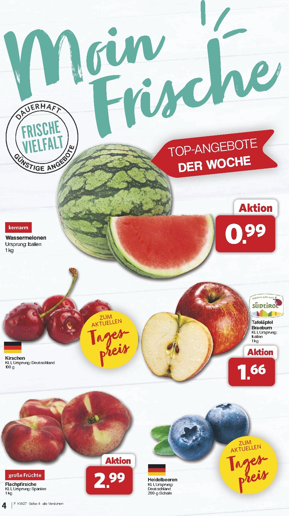 famila-nordwest - Famila Nordwest Prospekt nächste Woche – von Montag 29.06.2026 bis Samstag 04.07.2026 - page: 4