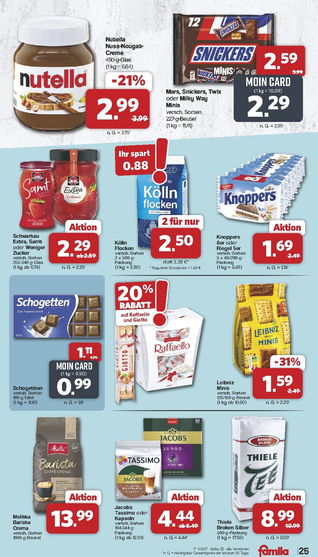 famila-nordwest - Famila Nordwest Prospekt nächste Woche – von Montag 29.06.2026 bis Samstag 04.07.2026 - page: 25