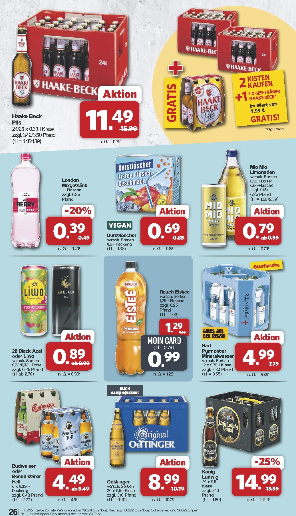 famila-nordwest - Famila Nordwest Prospekt nächste Woche – von Montag 29.06.2026 bis Samstag 04.07.2026 - page: 26