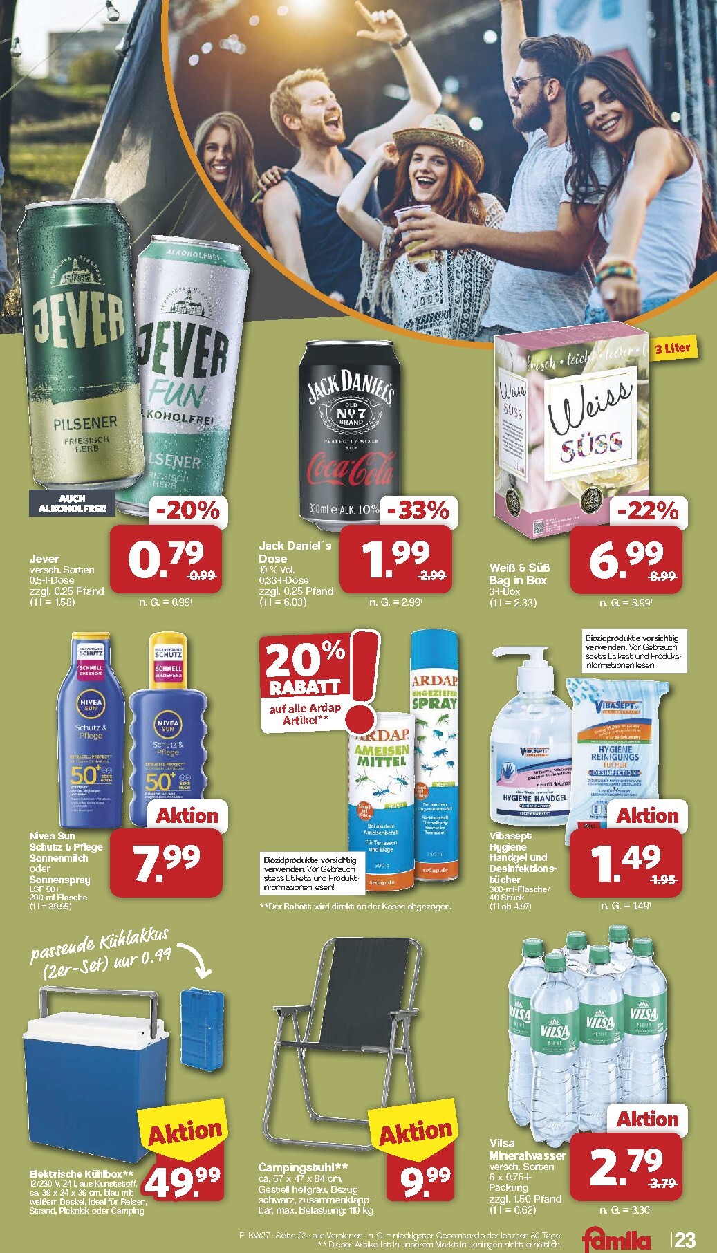 famila-nordwest - Famila Nordwest Prospekt nächste Woche – von Montag 29.06.2026 bis Samstag 04.07.2026 - page: 23