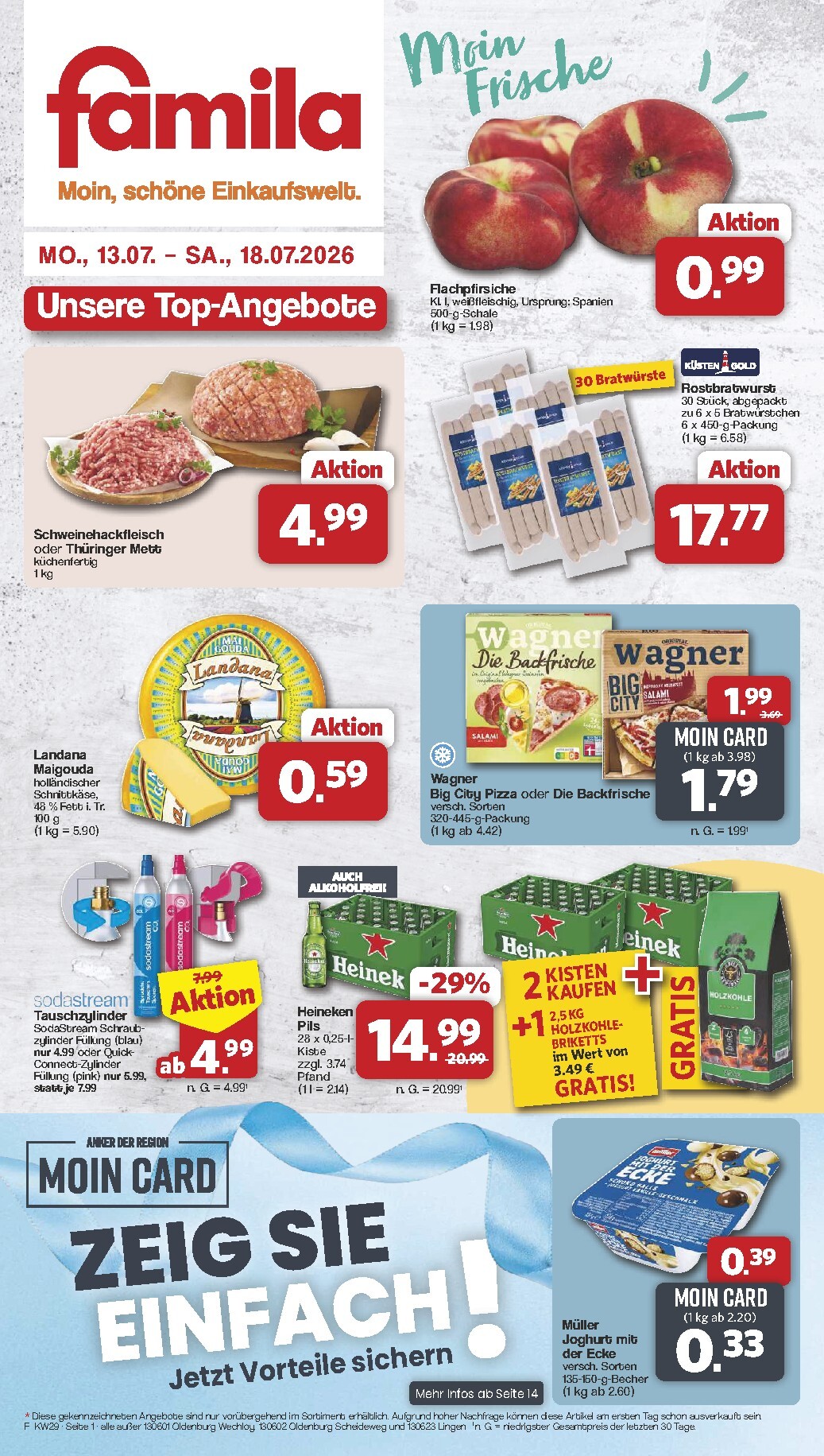 famila-nordwest - Famila Nordwest Prospekt – von Montag 13.07.2026 bis Samstag 18.07.2026