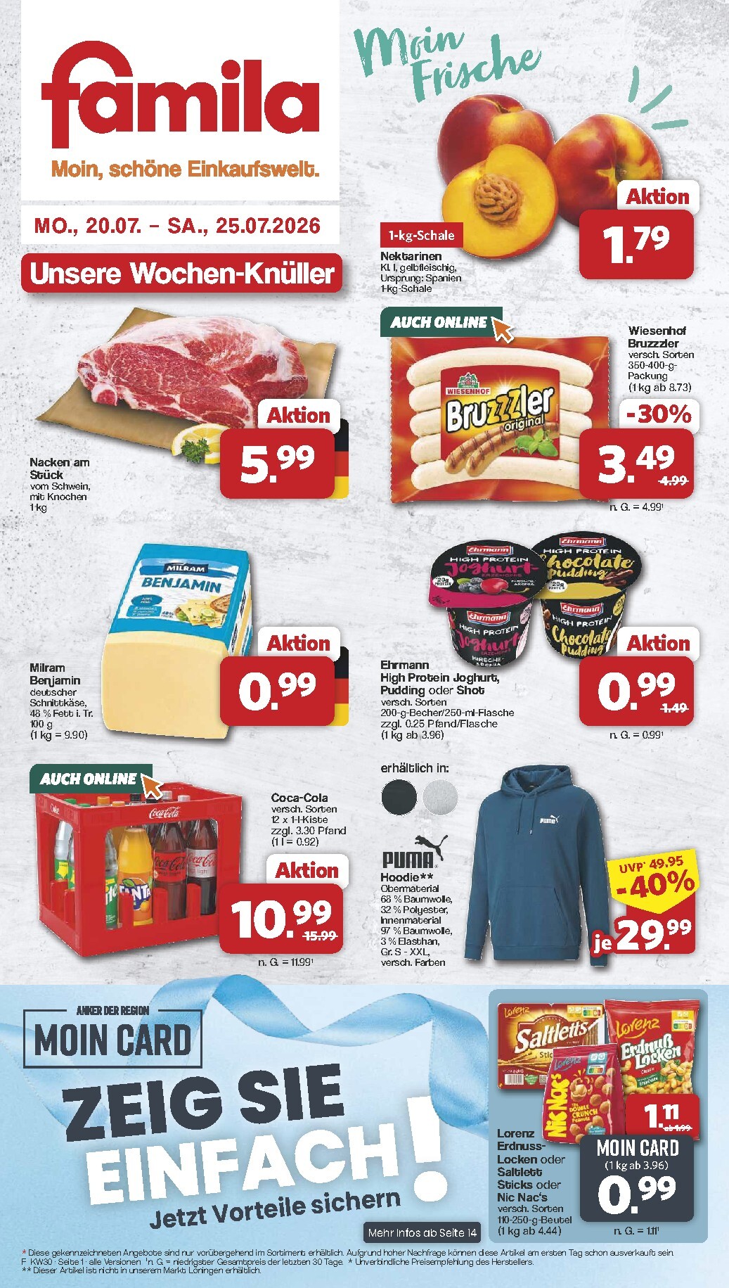 famila-nordwest - Famila Nordwest Prospekt – von Montag 20.07.2026 bis Samstag 25.07.2026