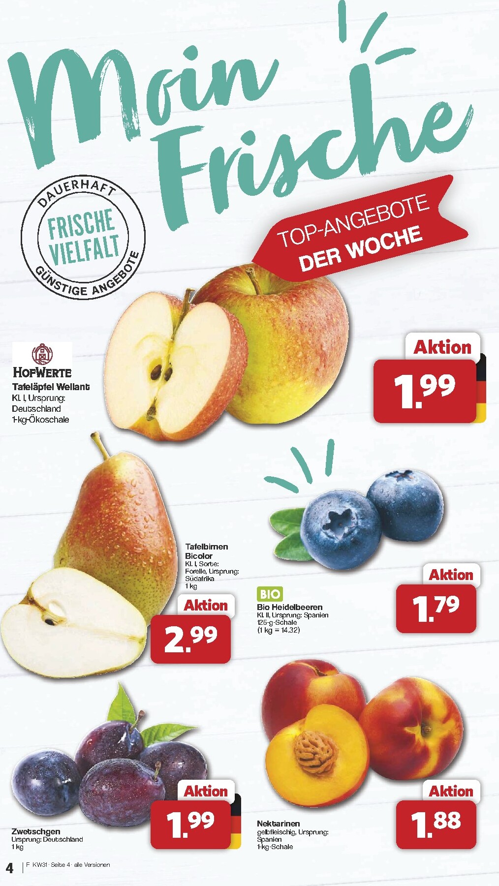famila-nordwest - Famila Nordwest Prospekt nächste Woche – von Montag 27.07.2026 bis Samstag 01.08.2026 - page: 4