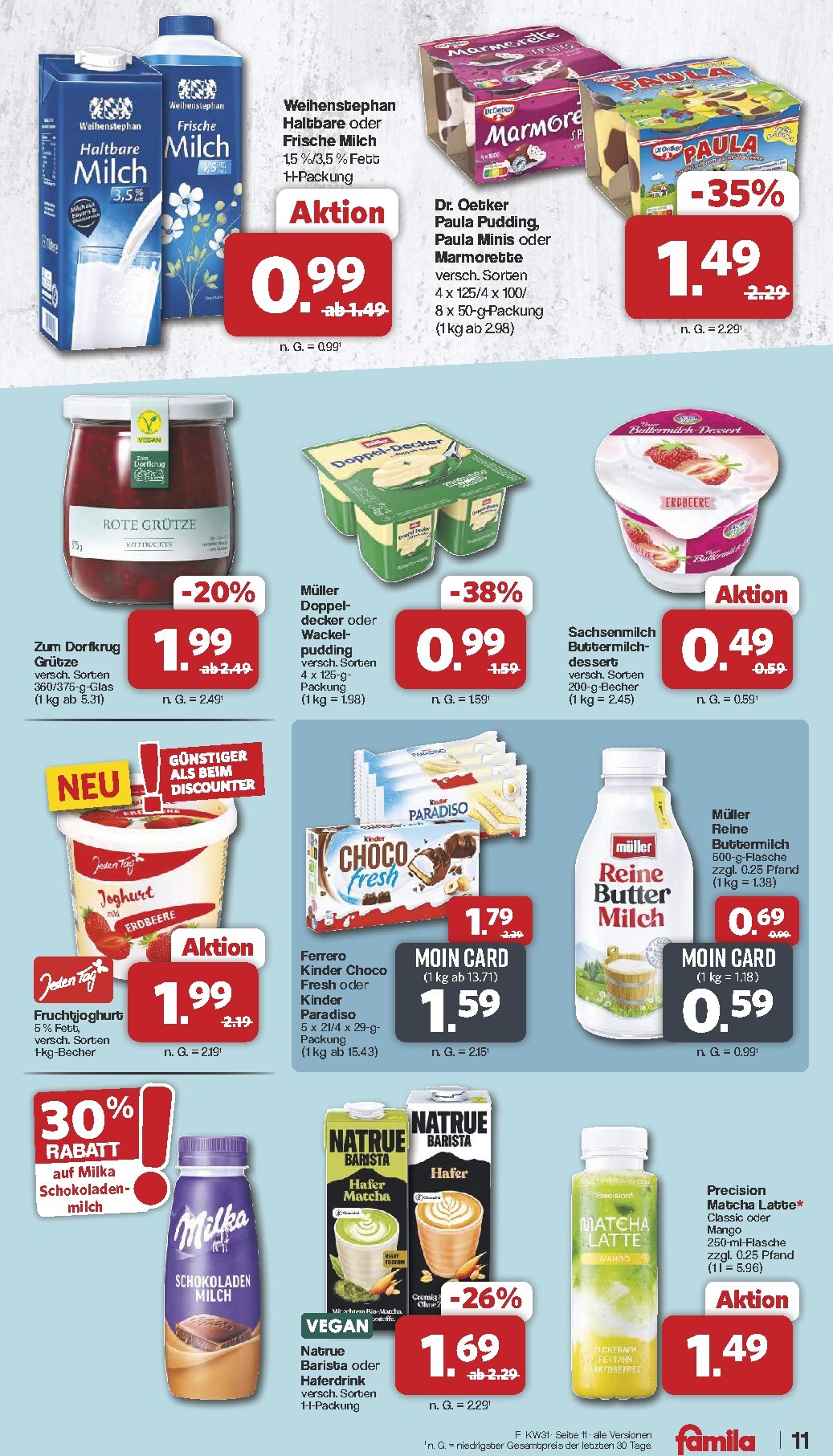 famila-nordwest - Famila Nordwest Prospekt nächste Woche – von Montag 27.07.2026 bis Samstag 01.08.2026 - page: 11