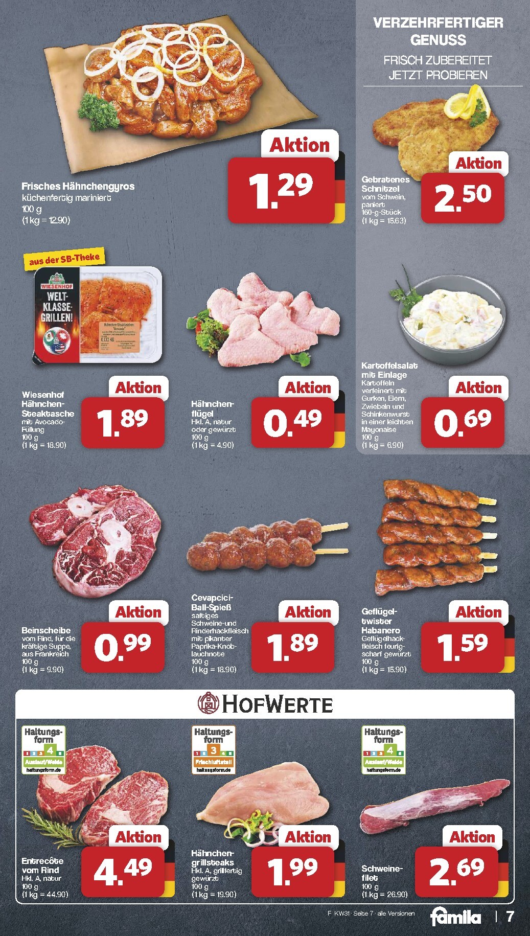 famila-nordwest - Famila Nordwest Prospekt nächste Woche – von Montag 27.07.2026 bis Samstag 01.08.2026 - page: 7