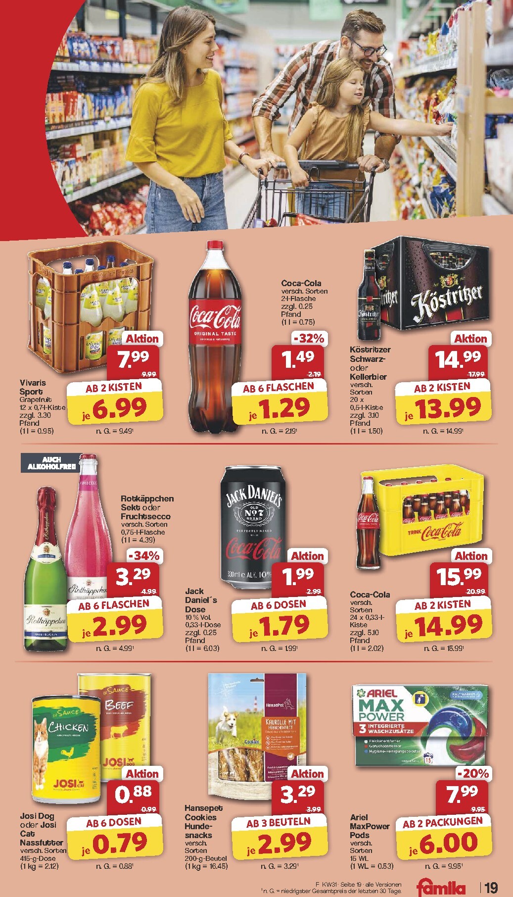 famila-nordwest - Famila Nordwest Prospekt nächste Woche – von Montag 27.07.2026 bis Samstag 01.08.2026 - page: 19