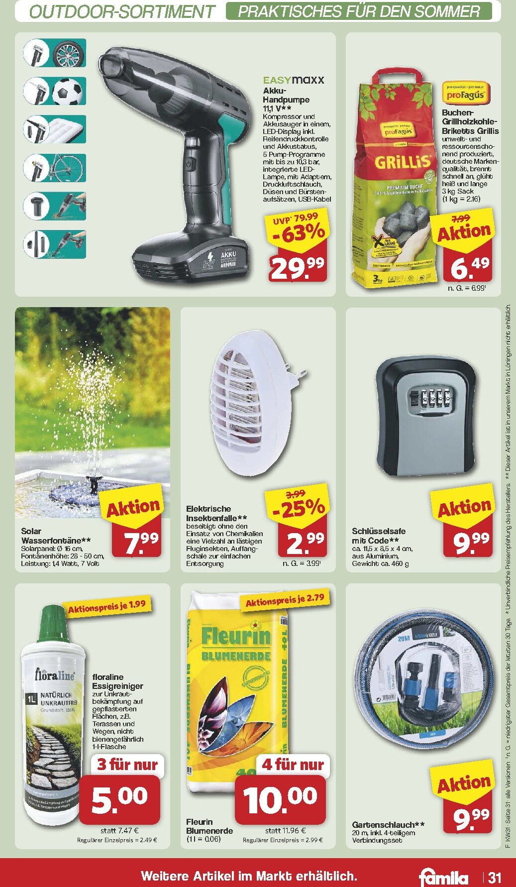 famila-nordwest - Famila Nordwest Prospekt nächste Woche – von Montag 27.07.2026 bis Samstag 01.08.2026 - page: 33