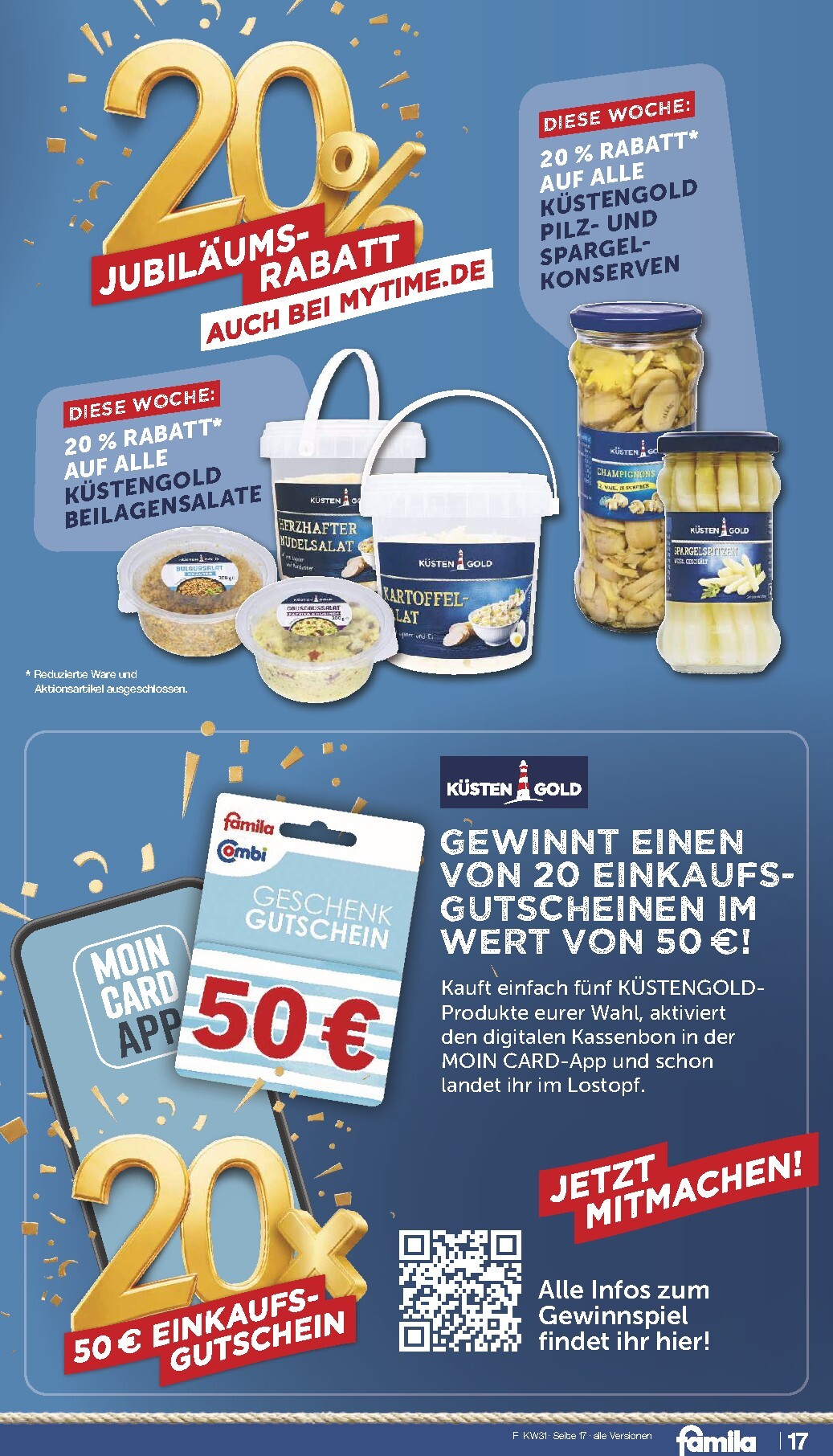 famila-nordwest - Famila Nordwest Prospekt nächste Woche – von Montag 27.07.2026 bis Samstag 01.08.2026 - page: 17