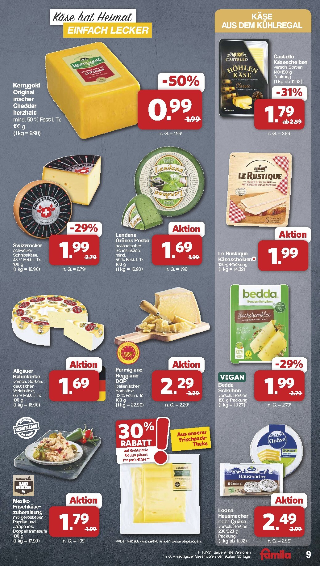 famila-nordwest - Famila Nordwest Prospekt nächste Woche – von Montag 27.07.2026 bis Samstag 01.08.2026 - page: 9